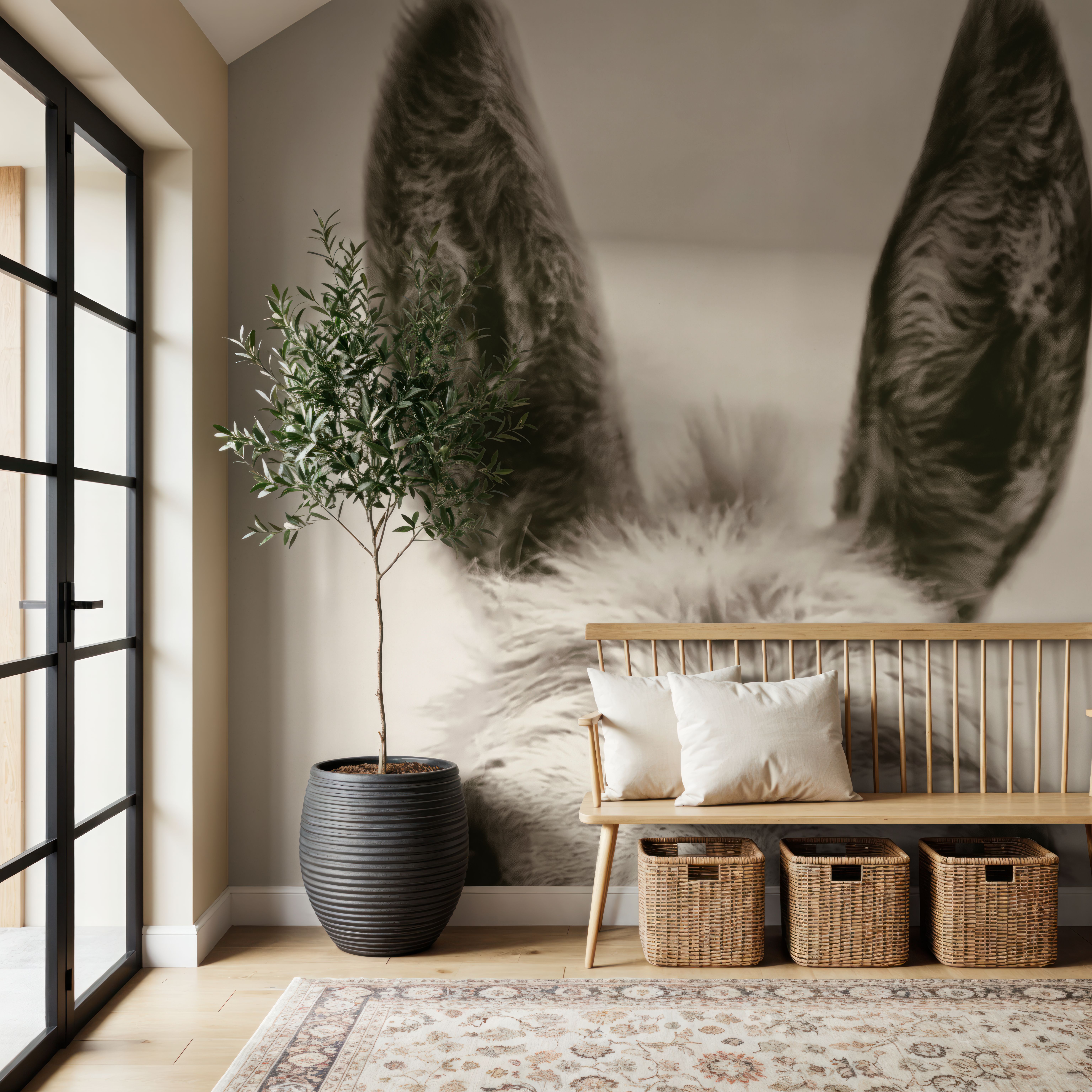 Downward Facing Donkey Sepia