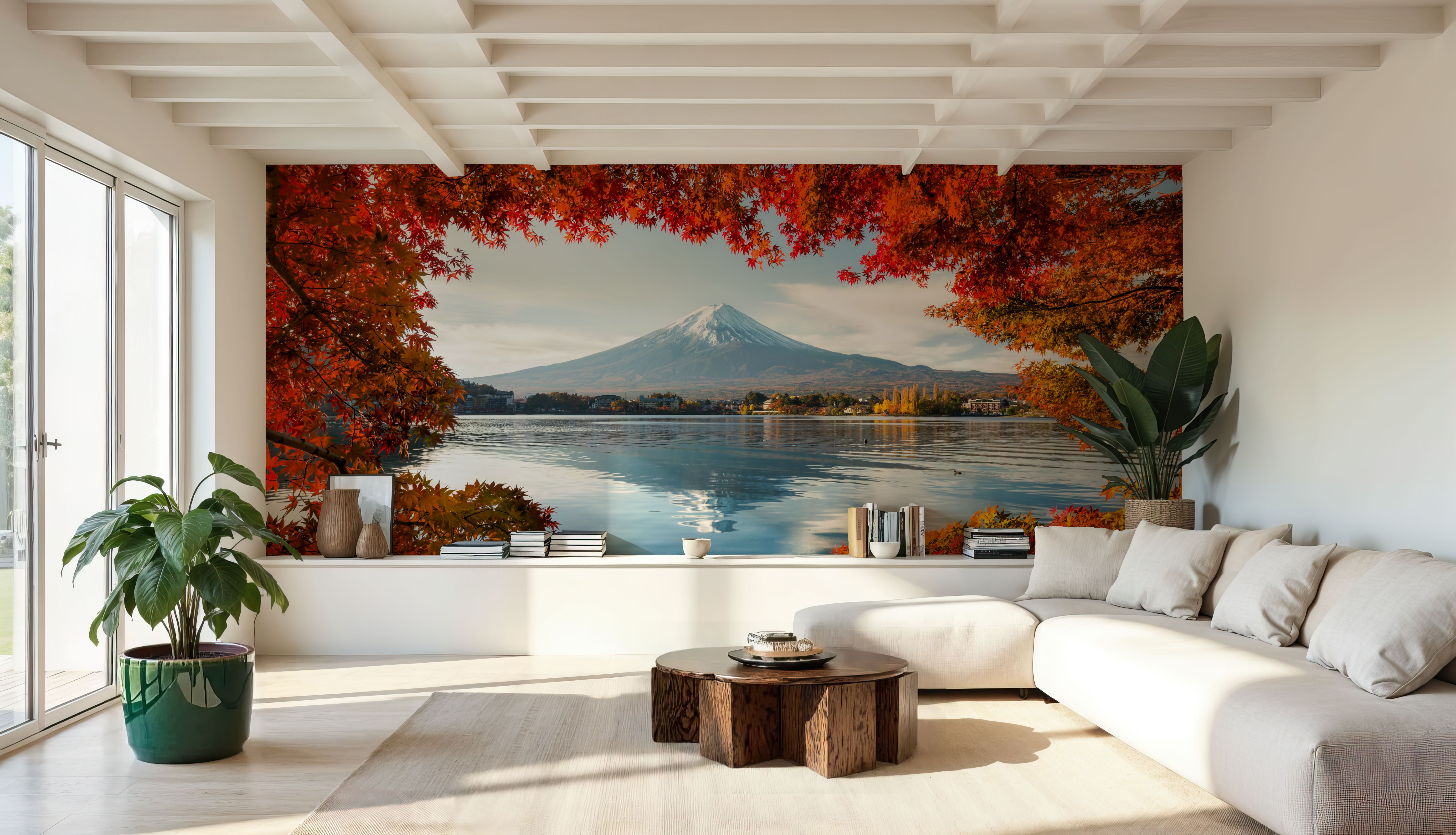 Mount Fuji Framed, Wallpaper