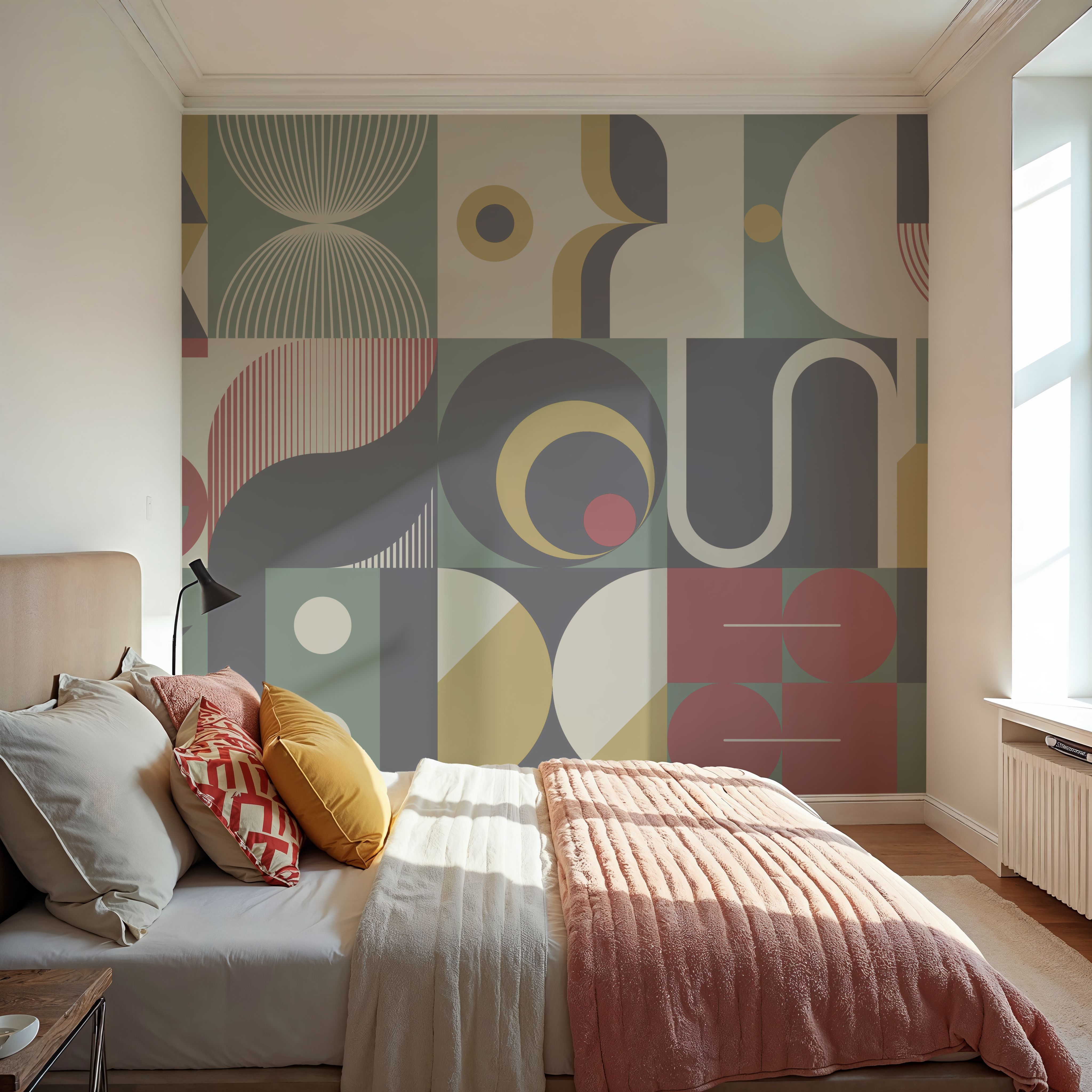 Bauhaus Geometric, Muted