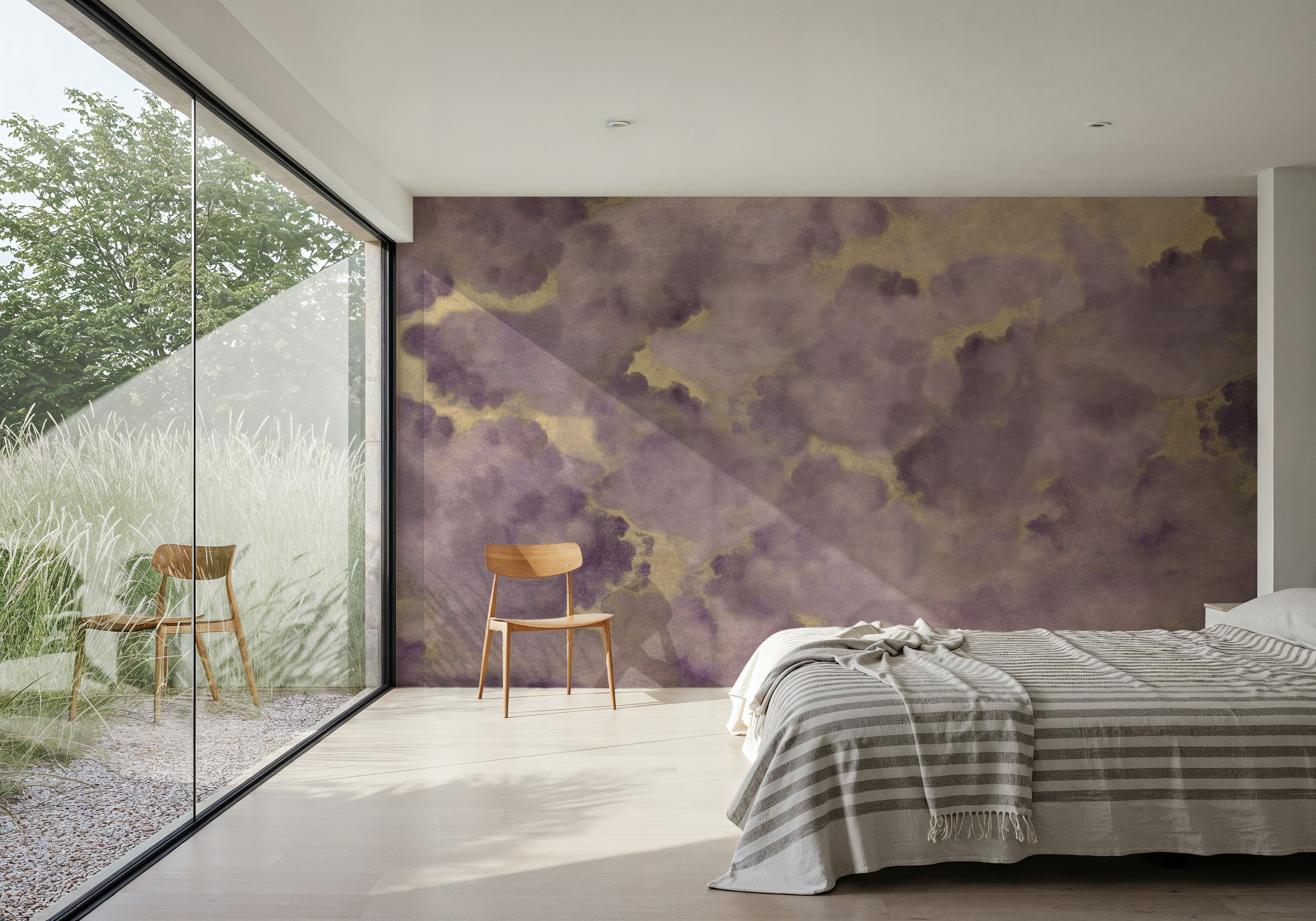 Painted Dreamy Clouds, Lilac