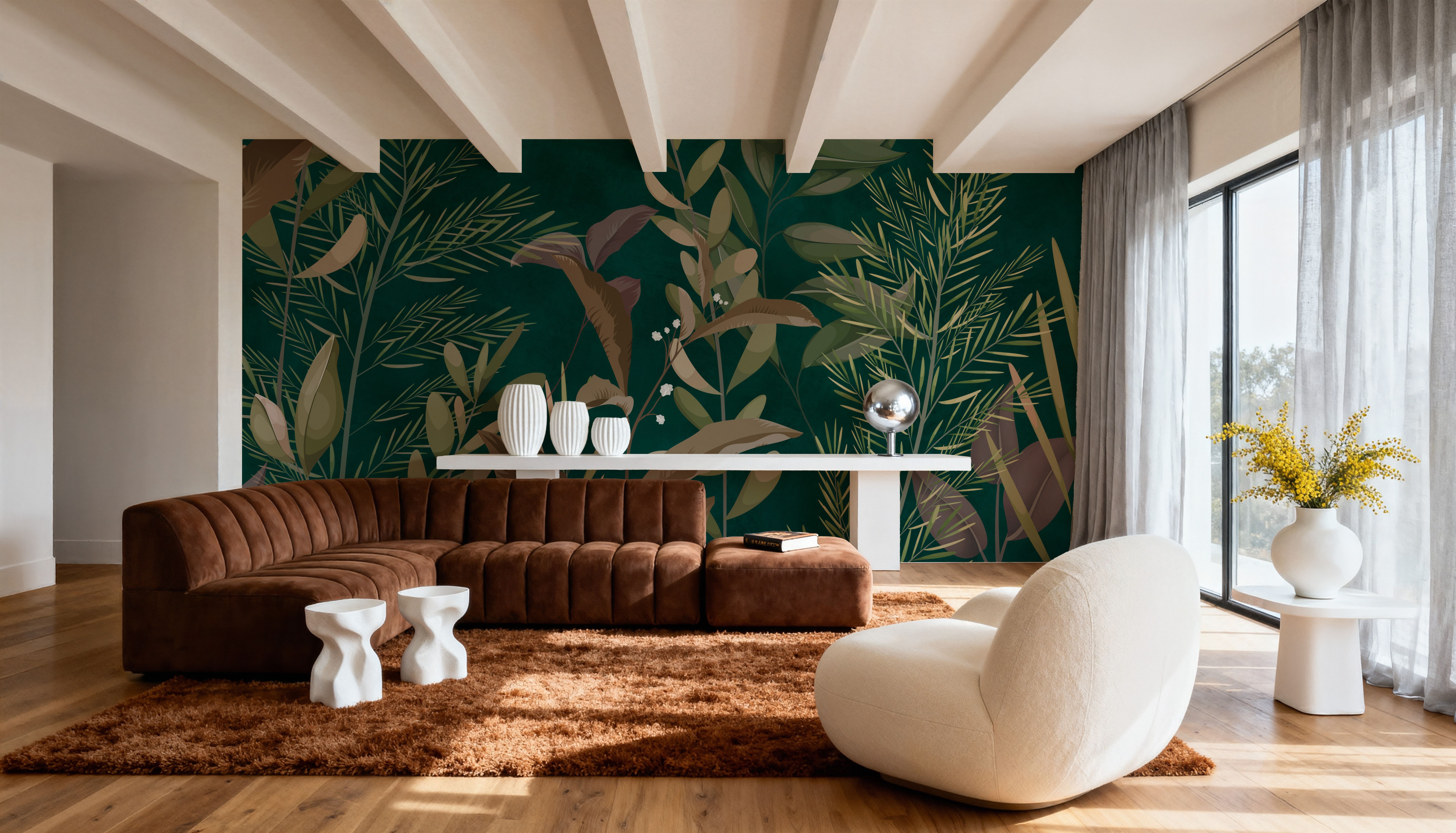 Nordic Summer Ornament, Wallpaper