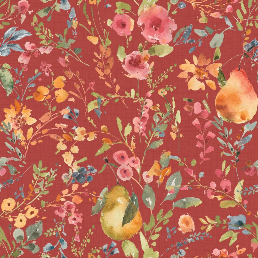 Time to Share Flowers and Pears Red