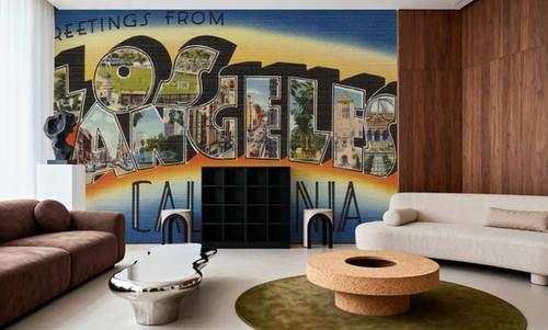 Greetings from Los Angeles - Screenprint Postcard