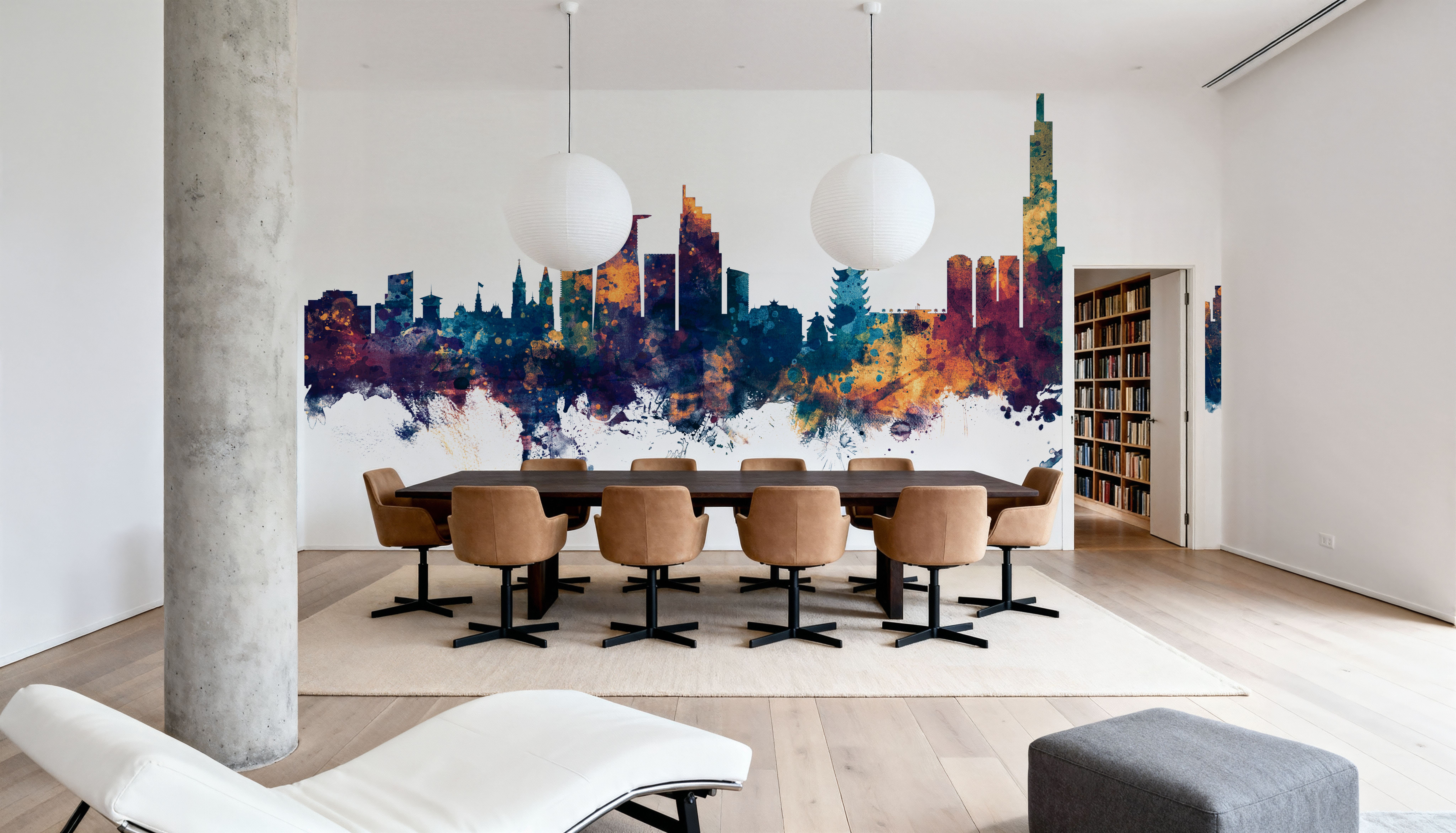 Ho Chi Minh City Vietnam Skyline Blue & Bronze