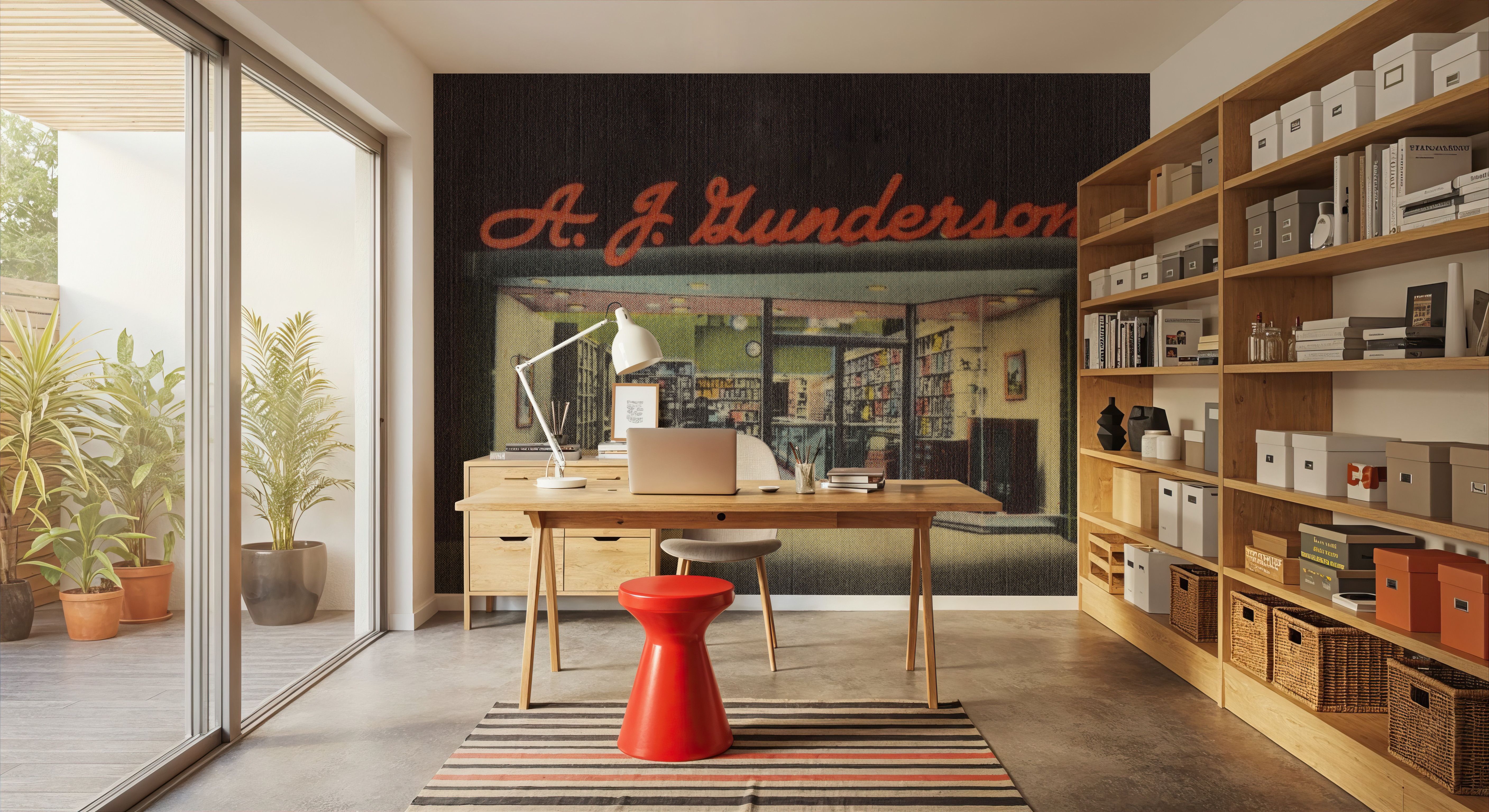 Greetings from my Shop - Screenprint Postcard