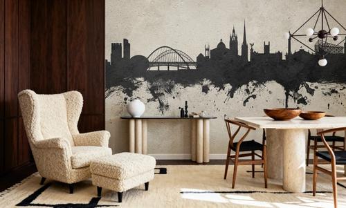 Newcastle England Skyline Concrete