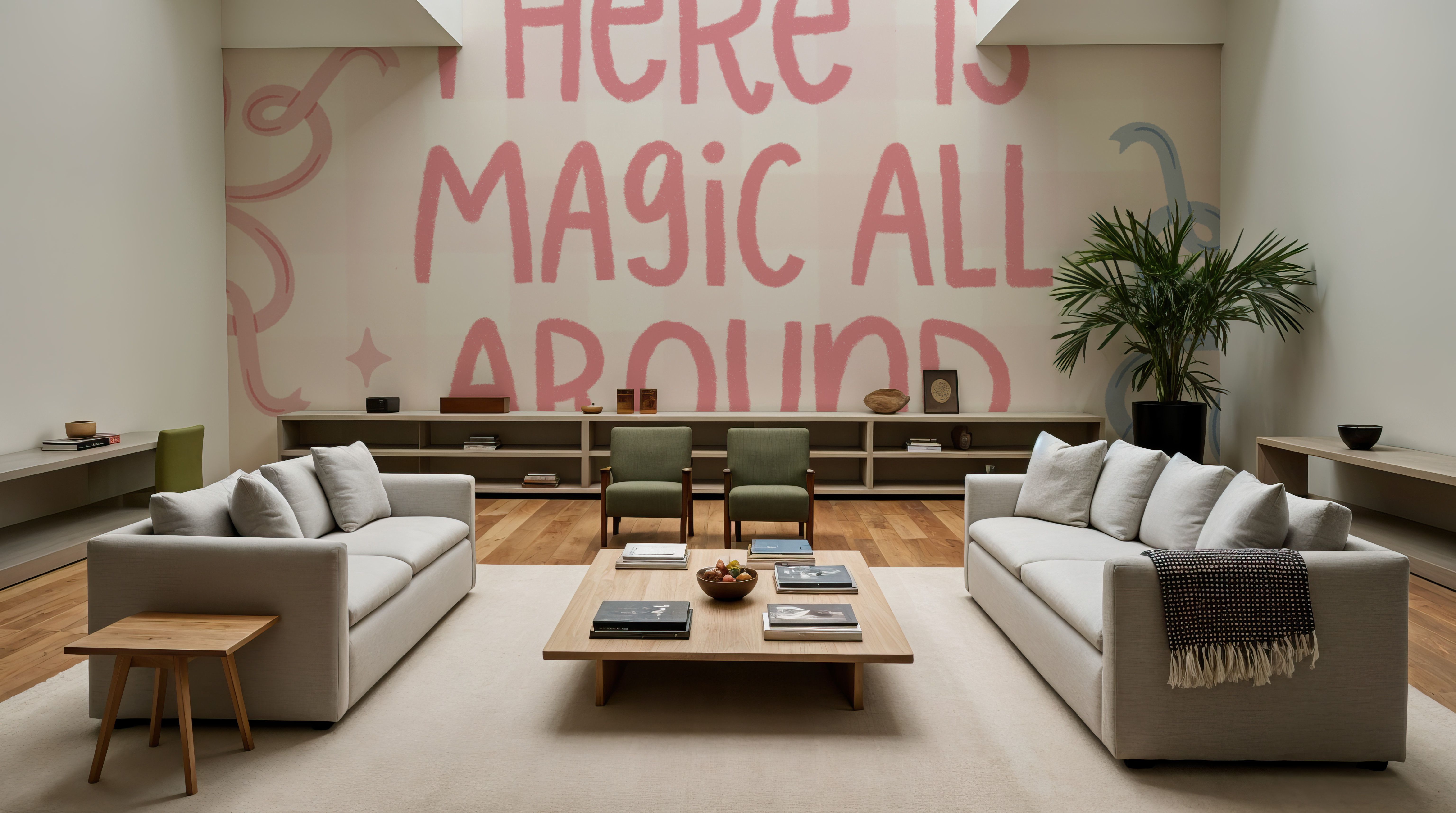 There is Magic All Around, Tapet