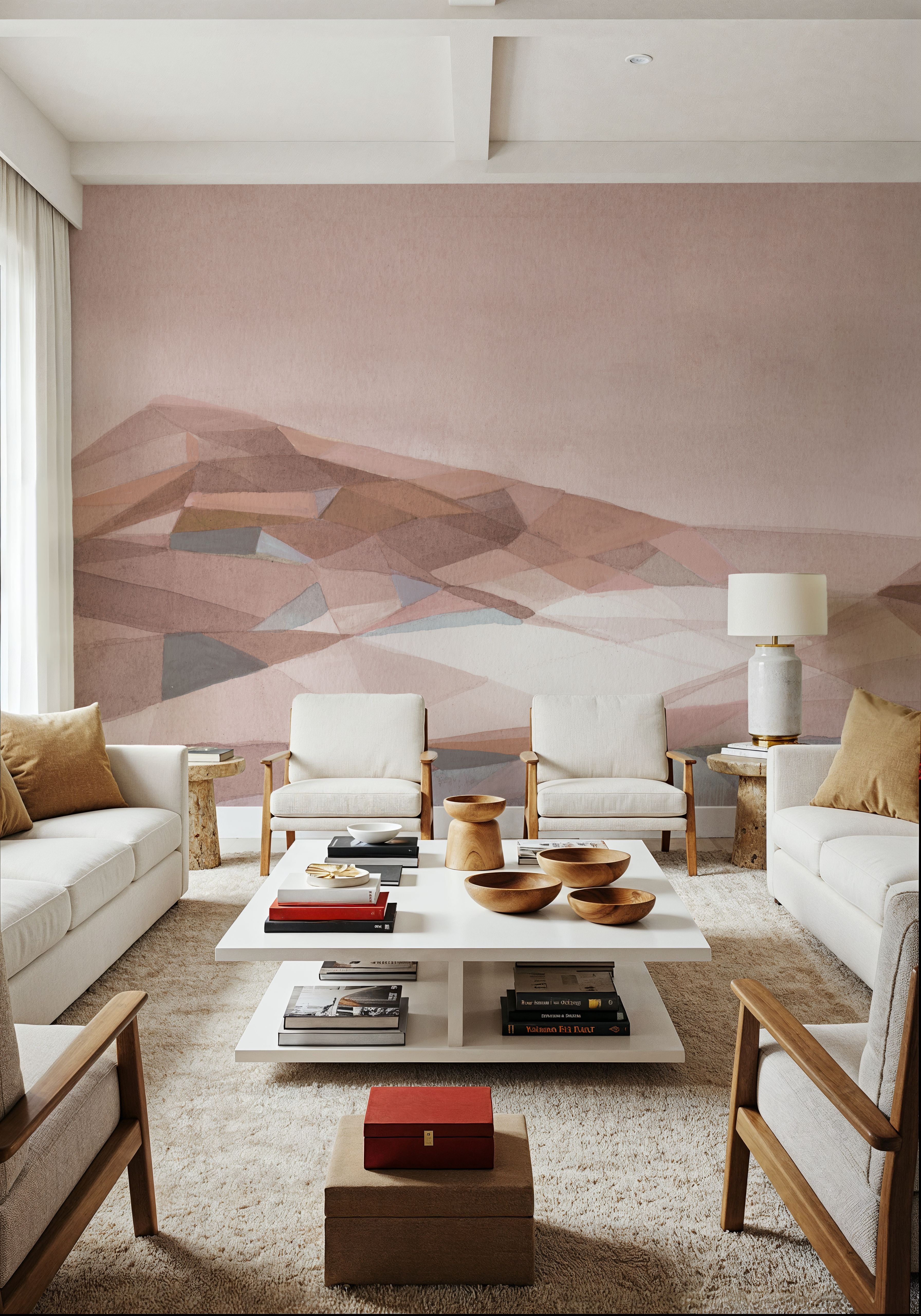 Warm Geometric Mountain