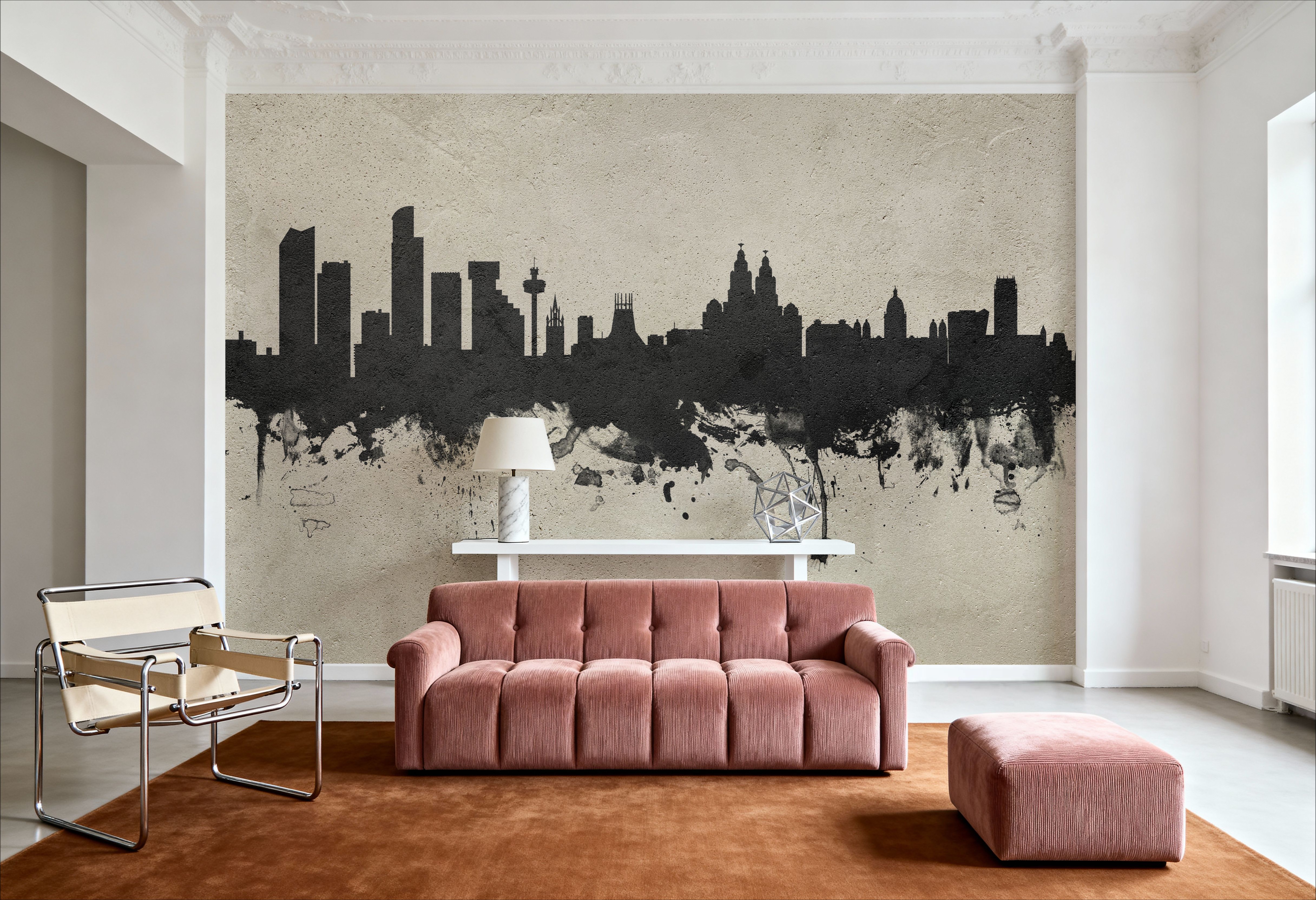 Liverpool England Skyline Concrete