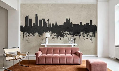 Liverpool England Skyline Concrete