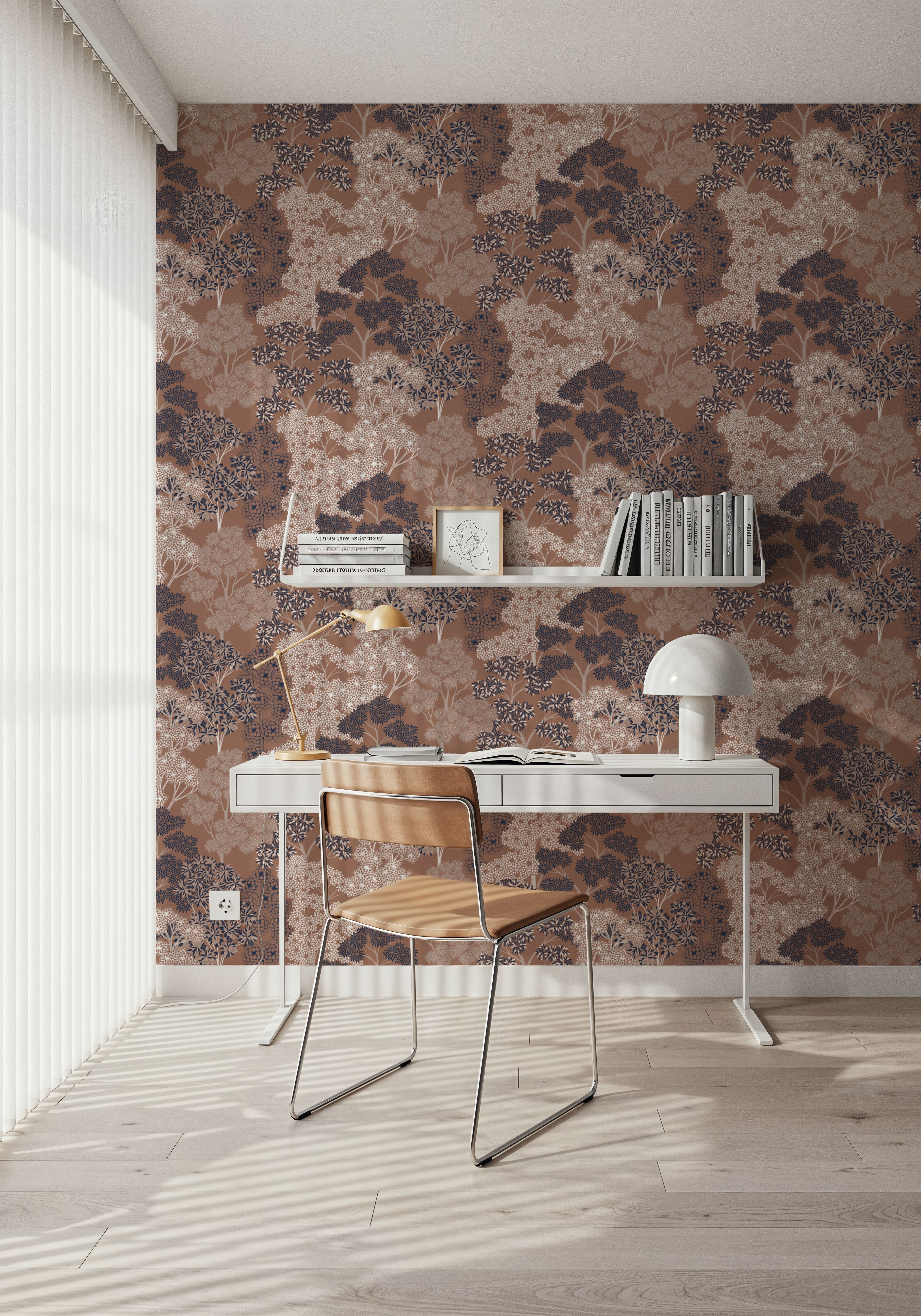 Overleaf Woodland Pattern, Fudge