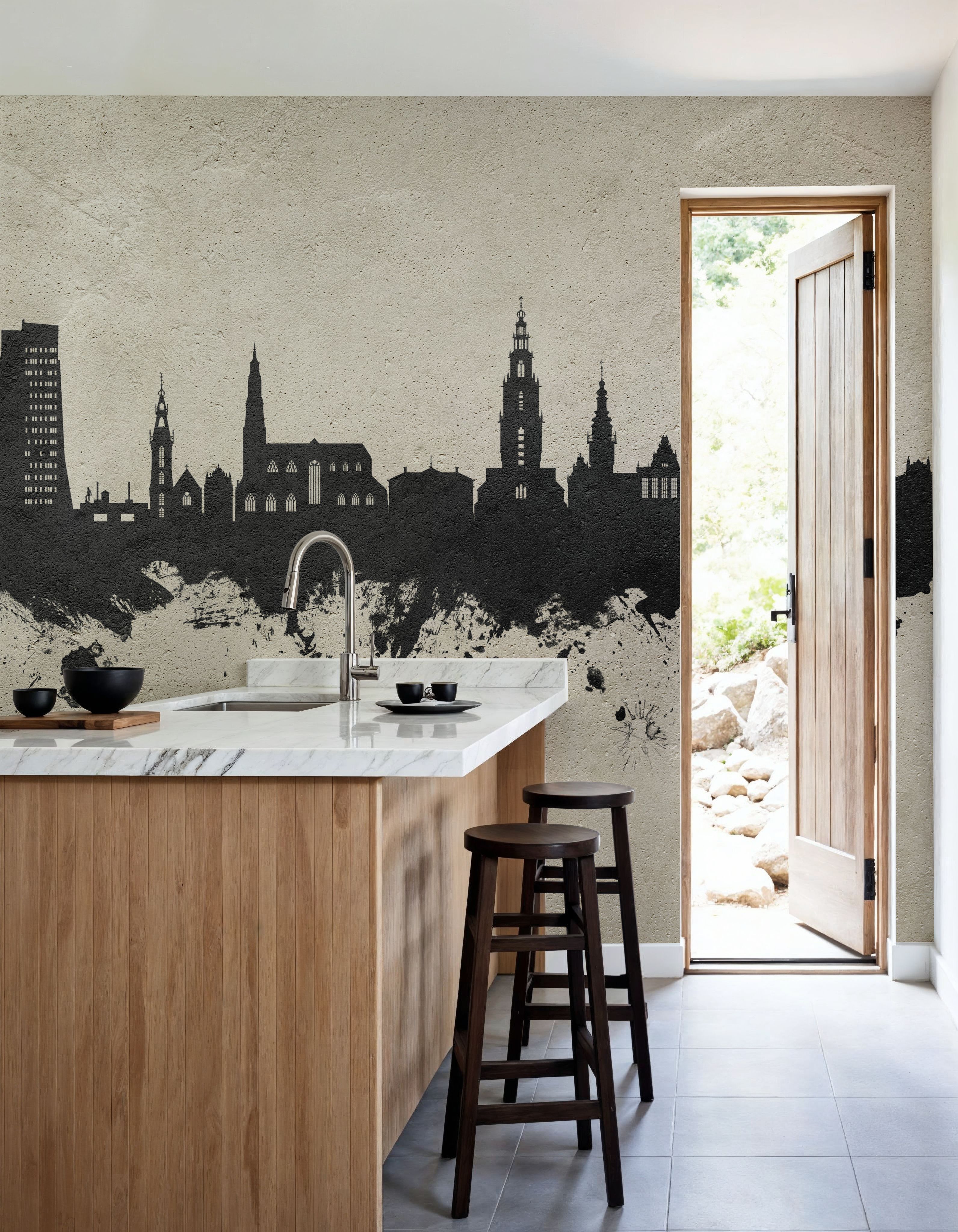 Groningen The Netherlands Skyline 