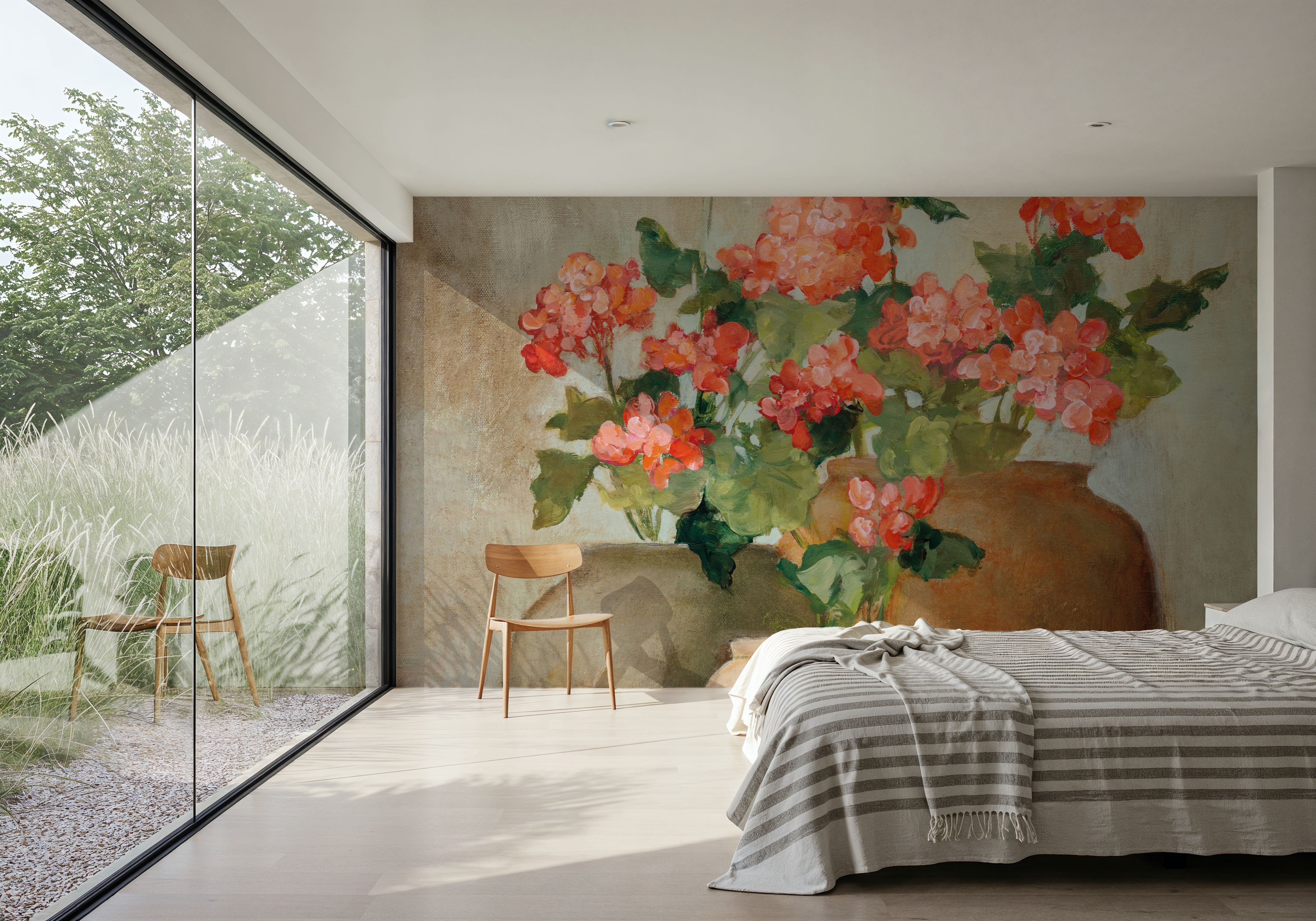 Cottage Geraniums II
