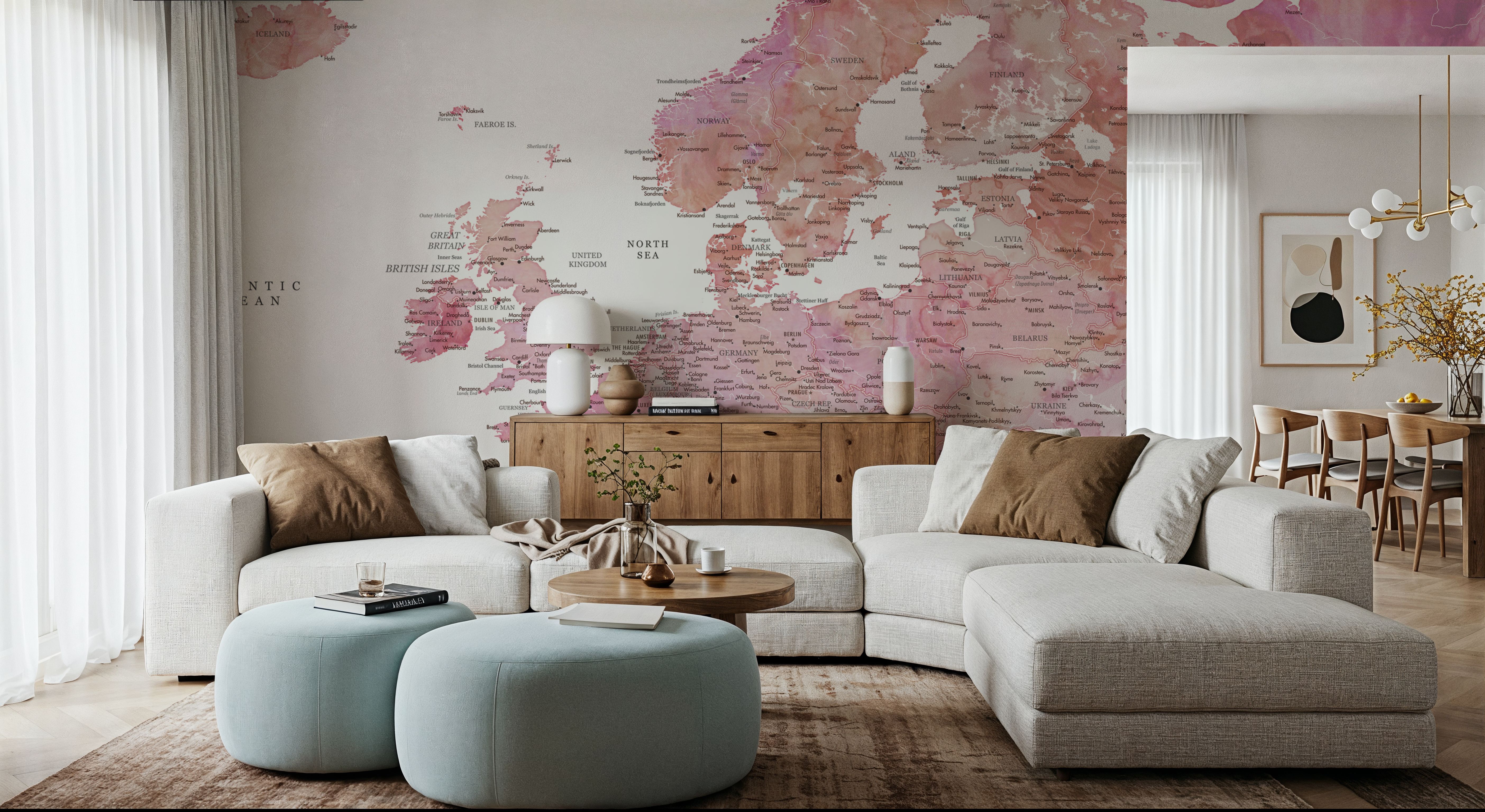 Europe Map Detailed - Tatiana