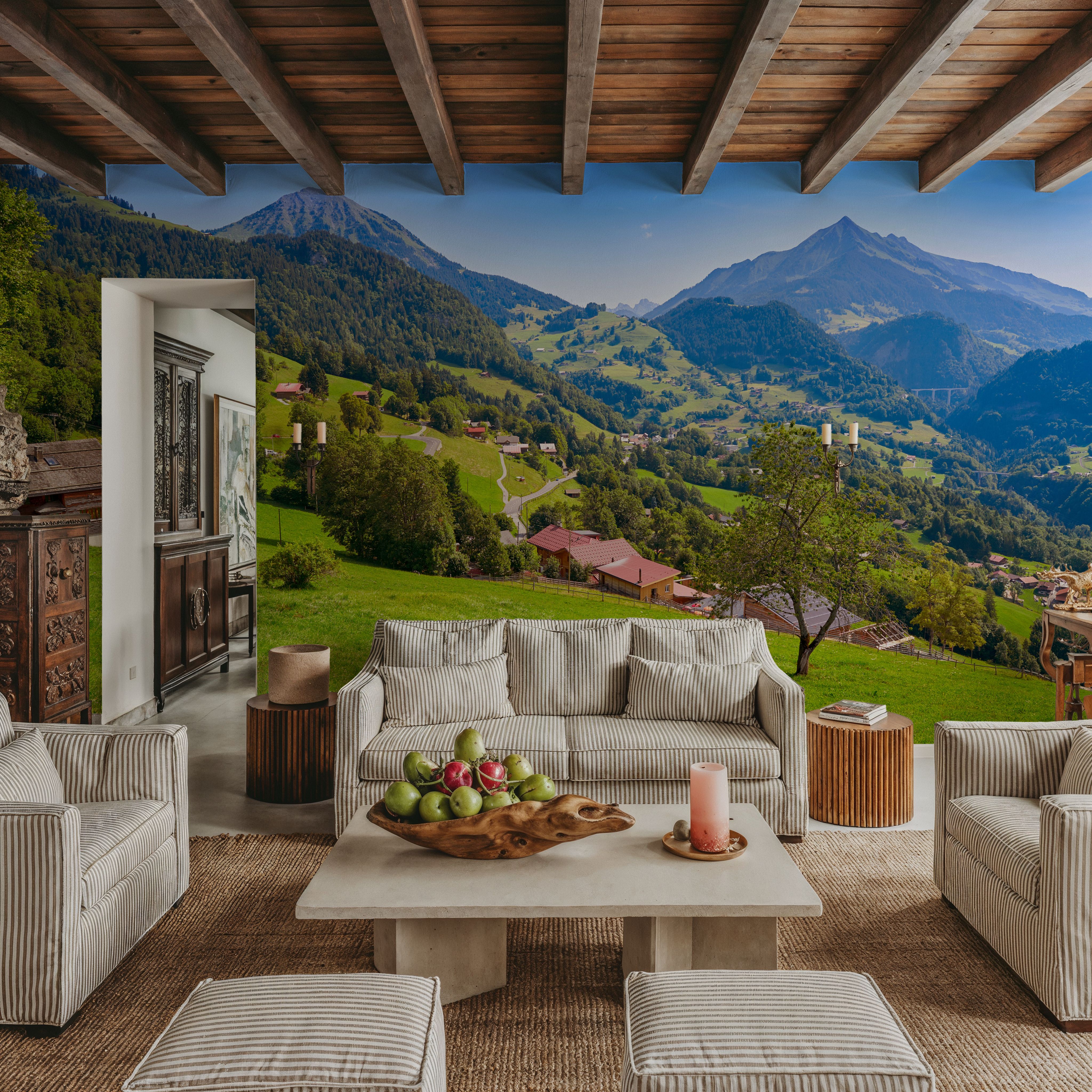 Alps at Ormont Dessus Switzerland