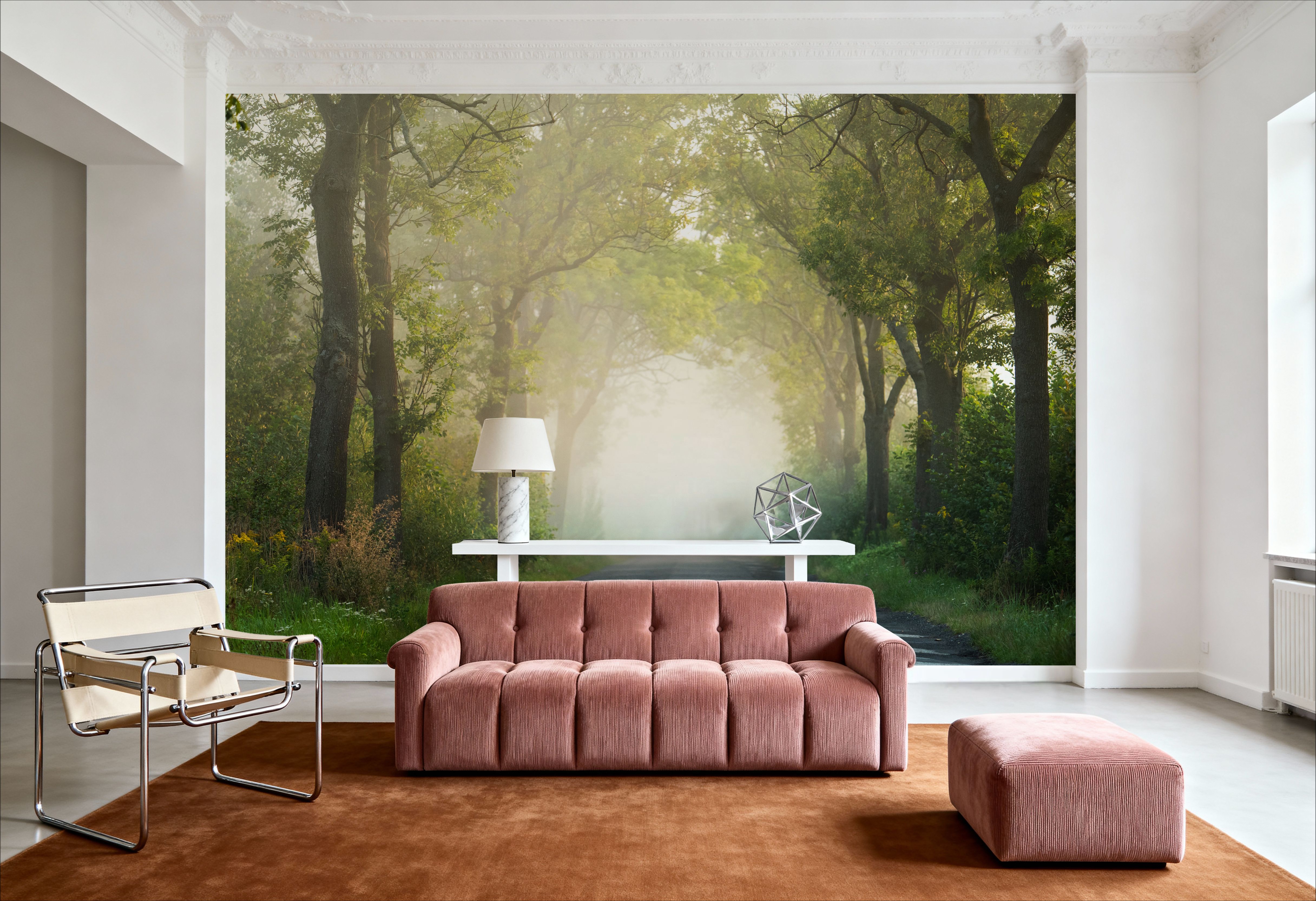 Mystical Road, Behang