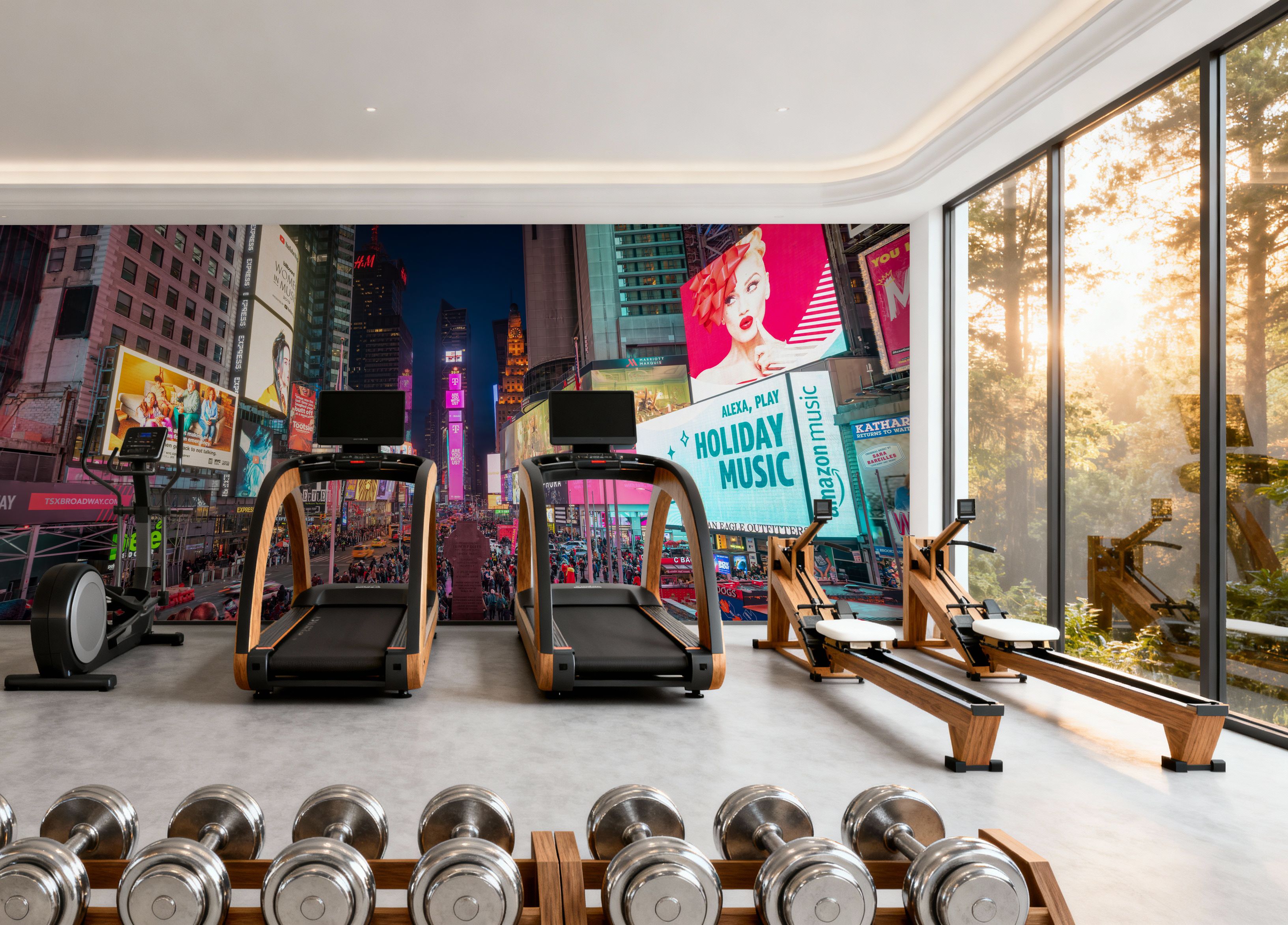 Classic Times Square, Wallpaper