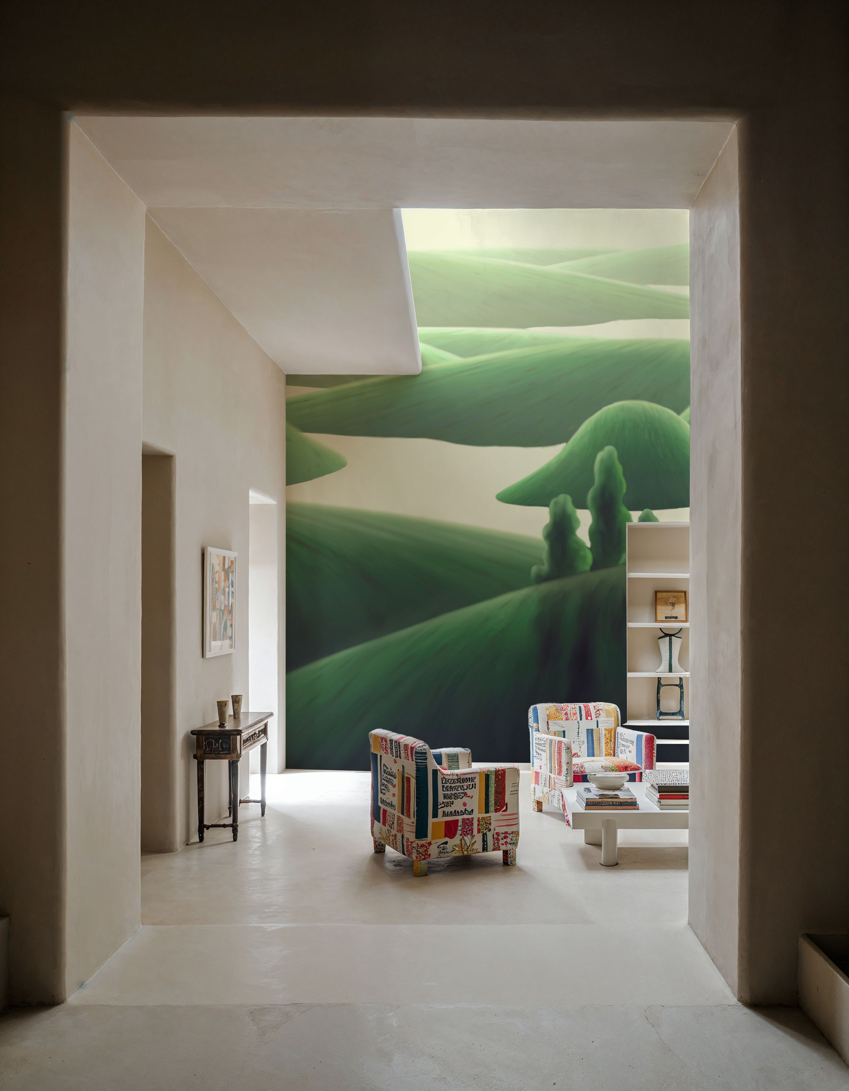 Flying over the Hills