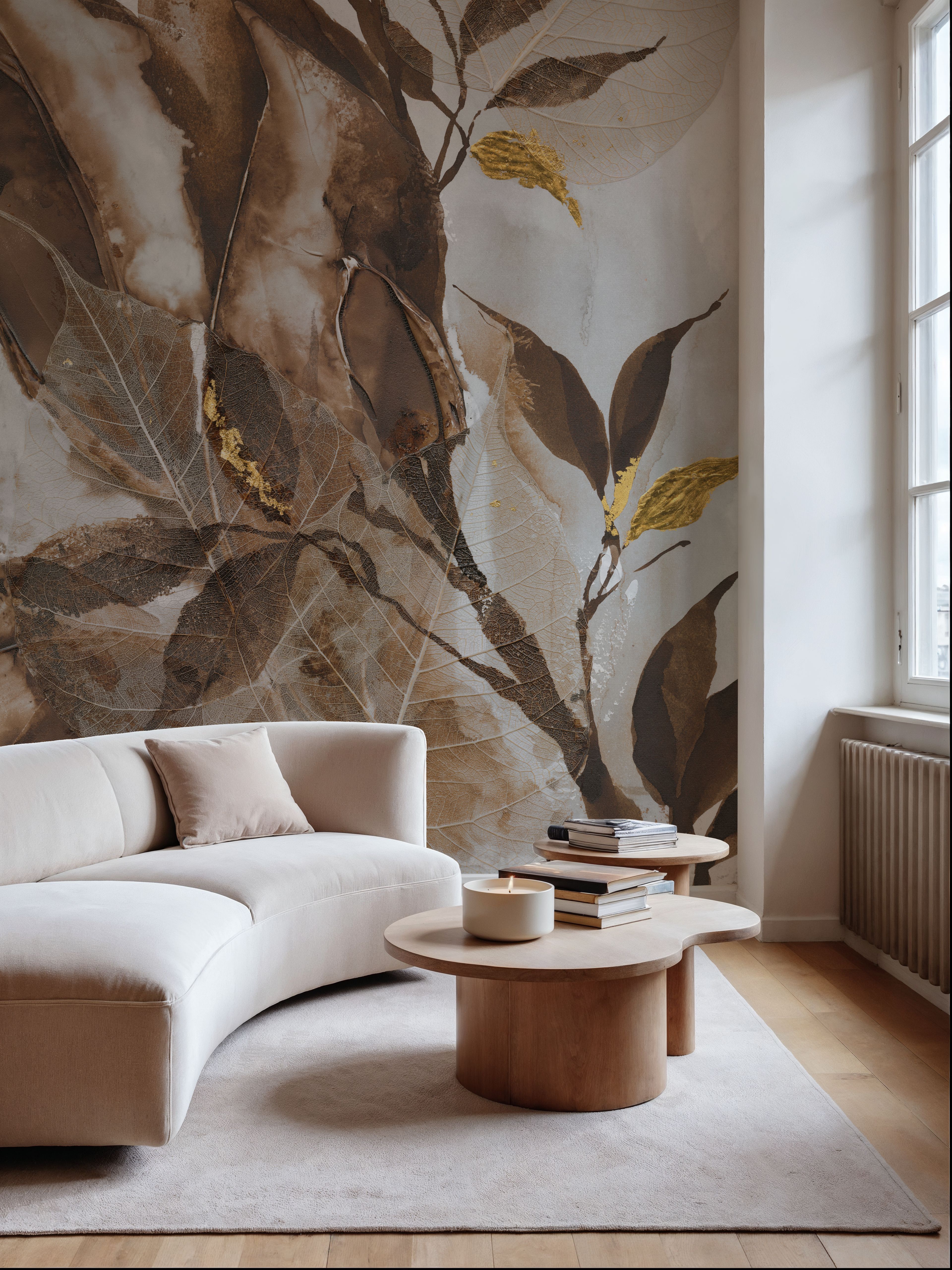 Gilded Leaf Collage II