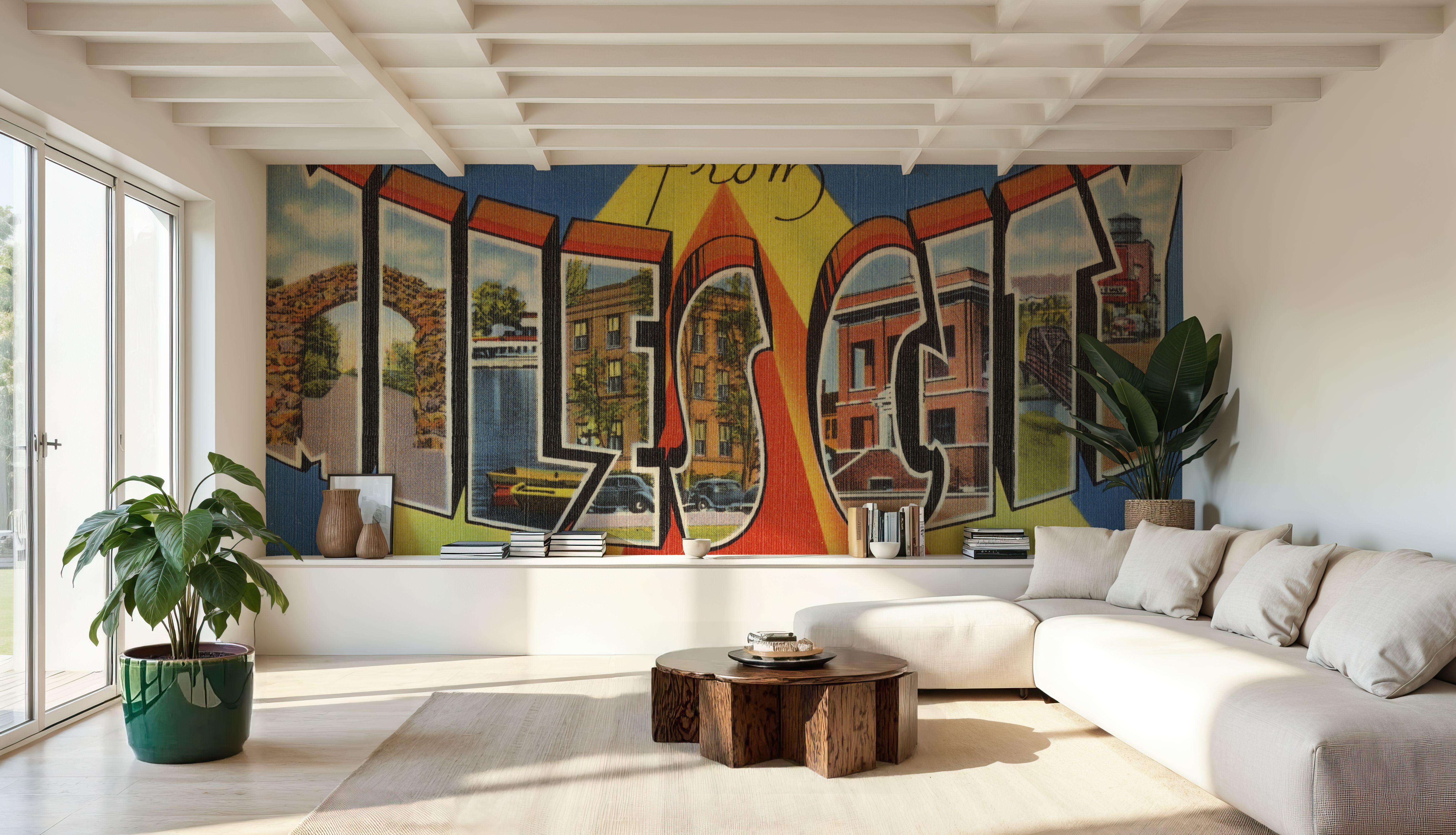 Greetings from Miles City - Screenprint Postcard