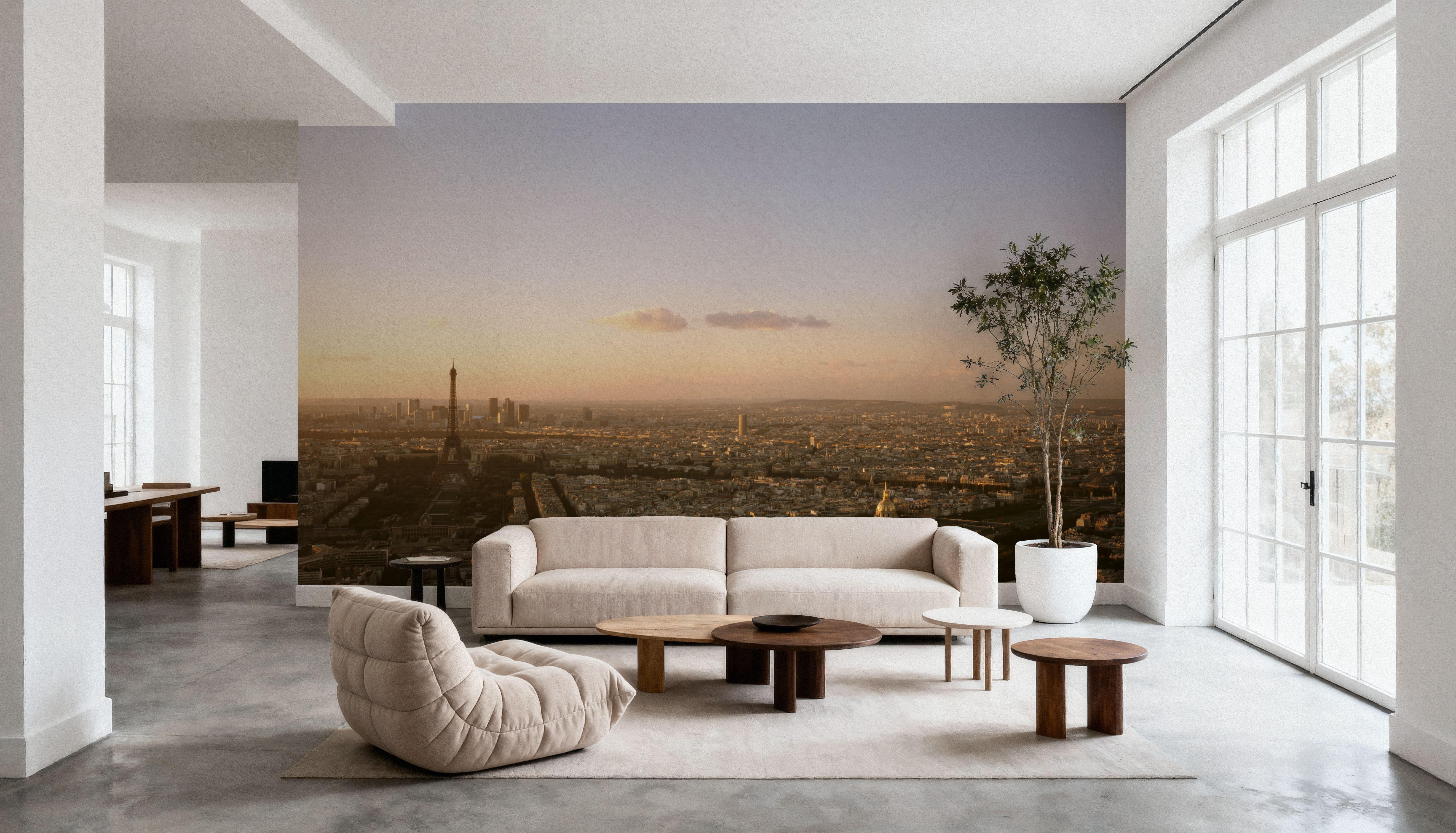 Golden Tower Cityscape