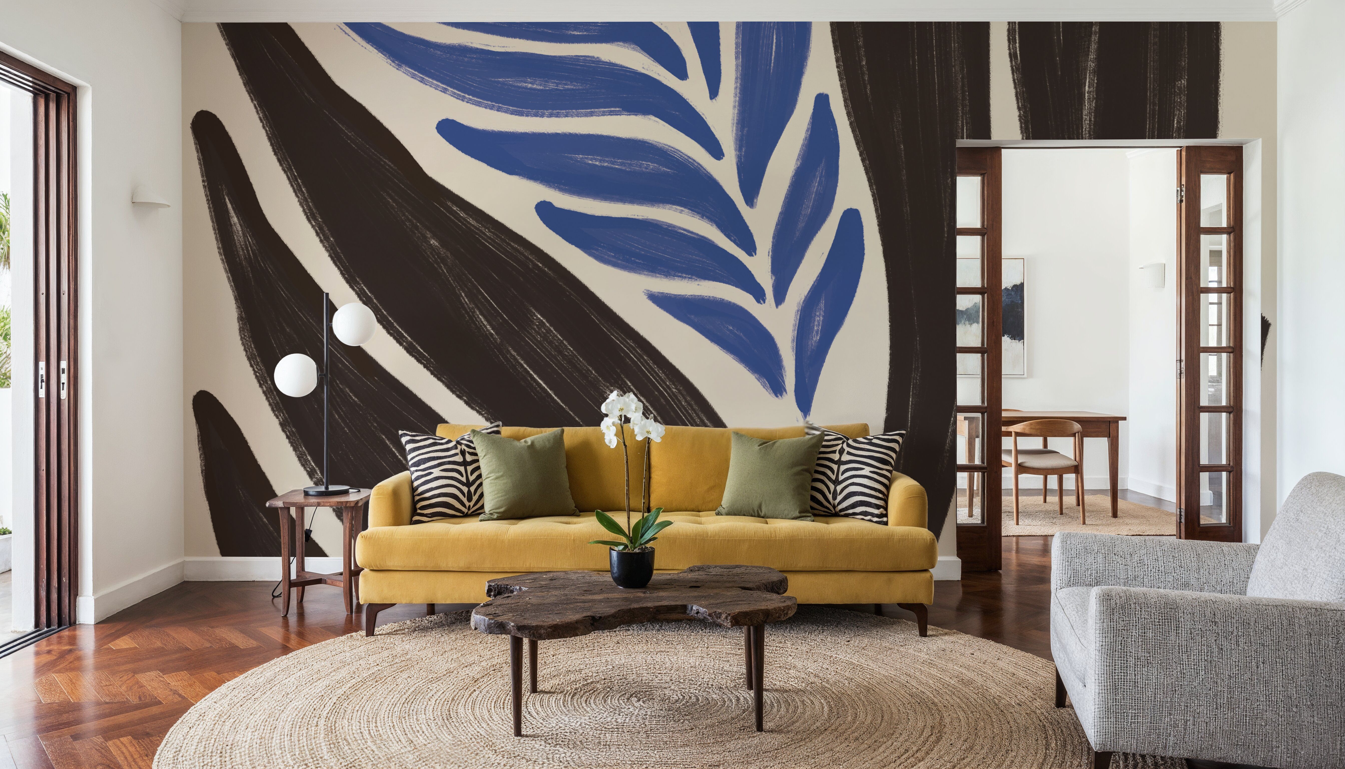 Simple Flowers II Blue