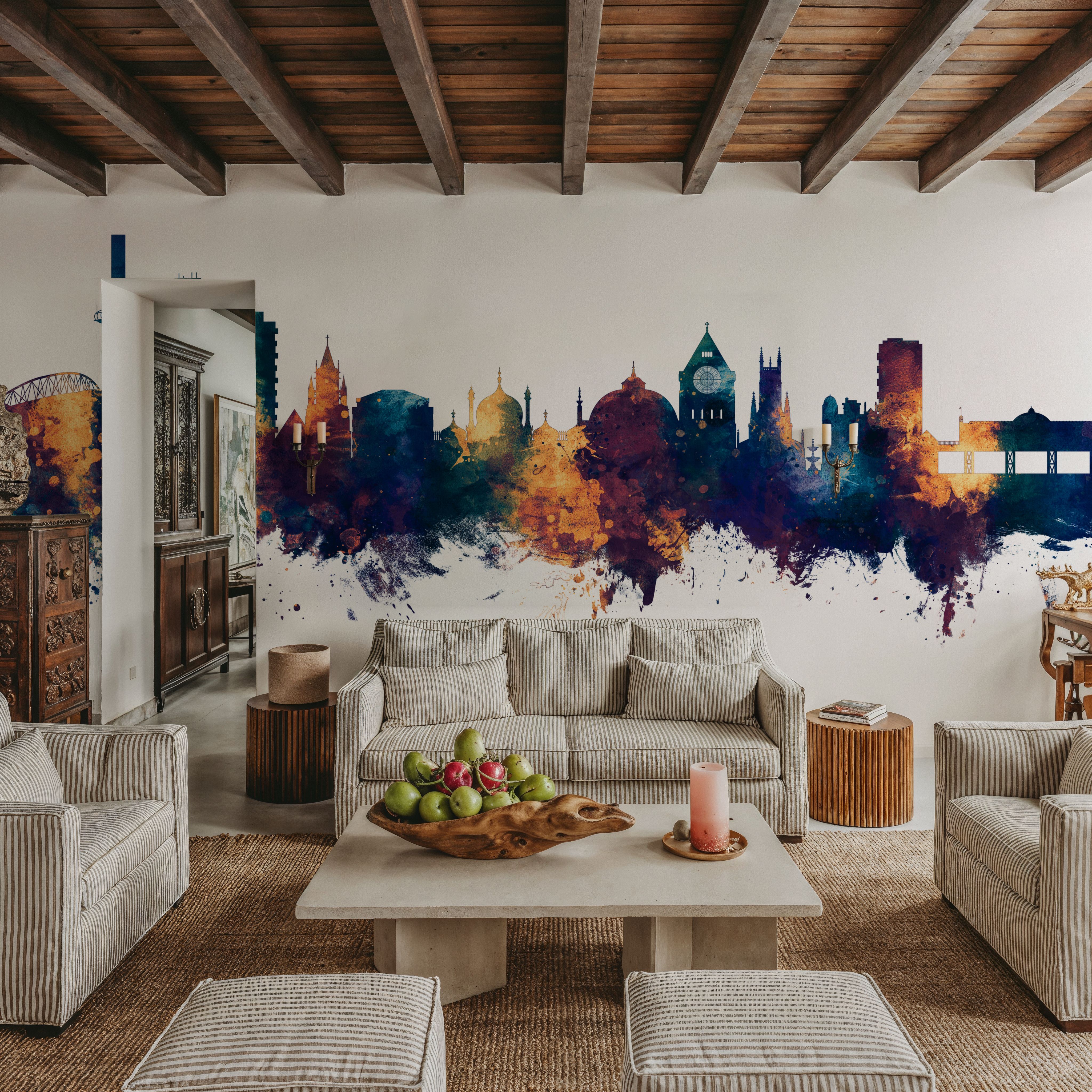 Brighton England Skyline Blue & Bronze