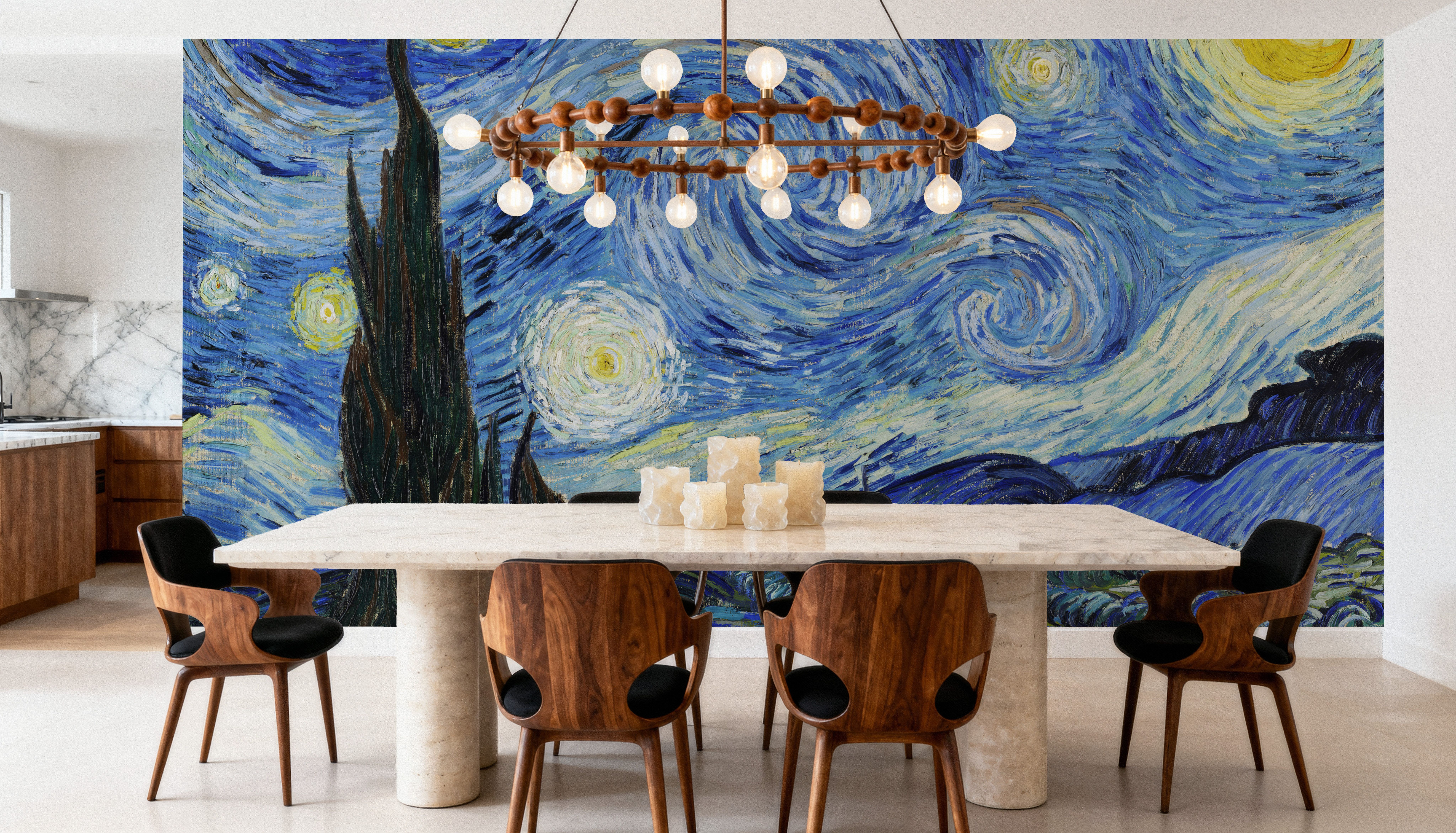 The Starry Night, Wallpaper