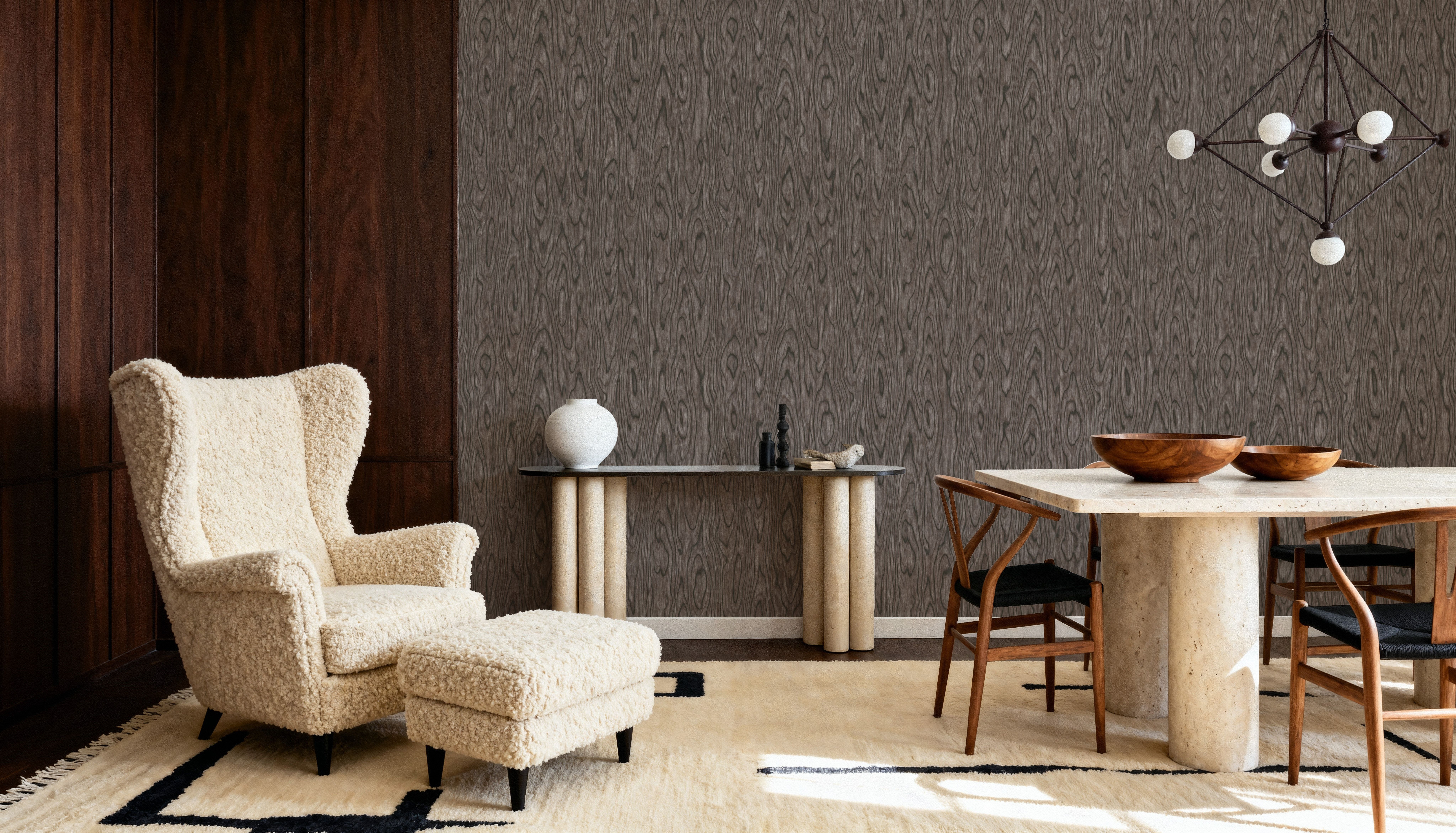 Conoid Grain, Raw Umber