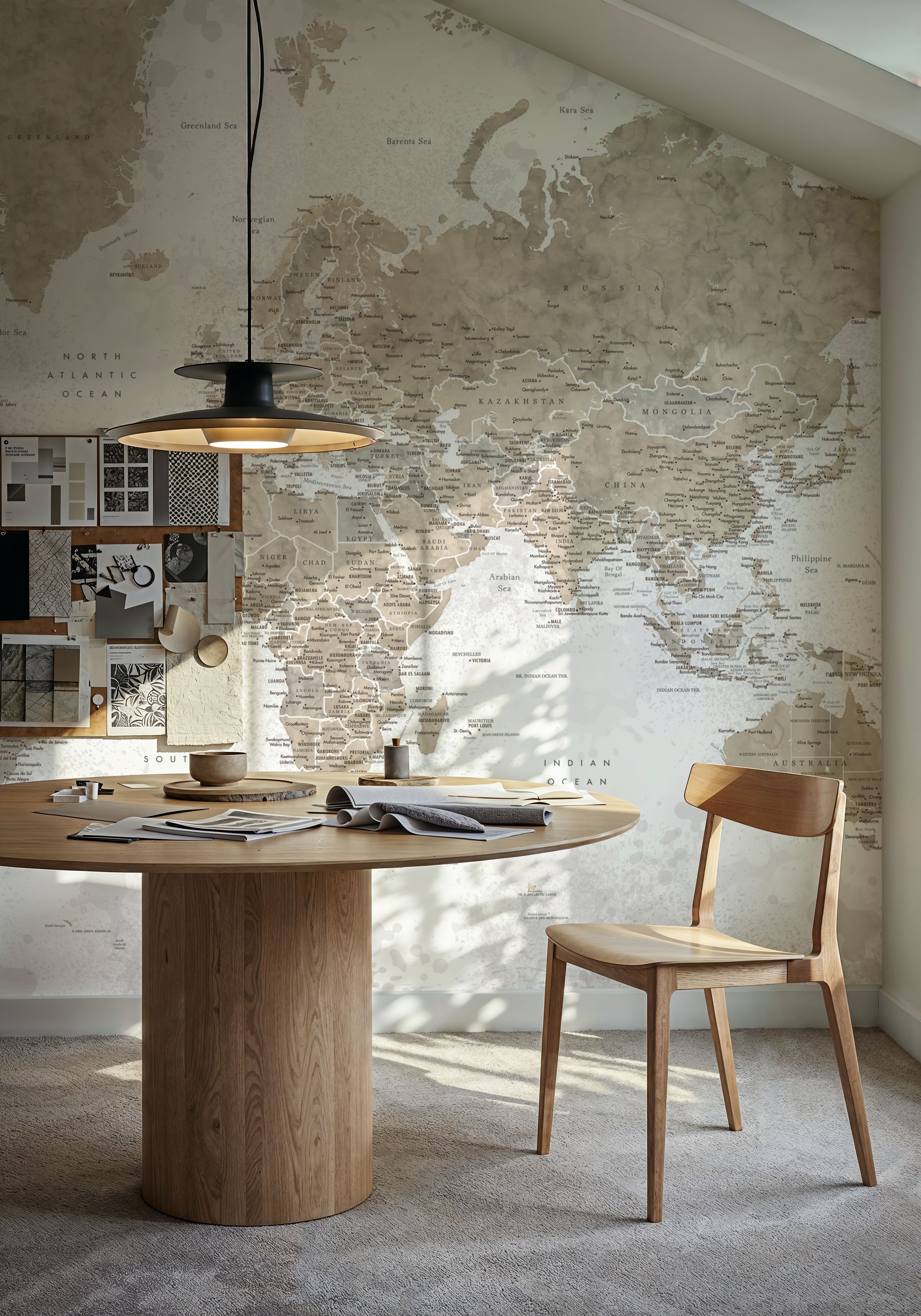 World Map Cities - Kacia