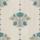 Block Print Water Lily Stripes, Duck Egg