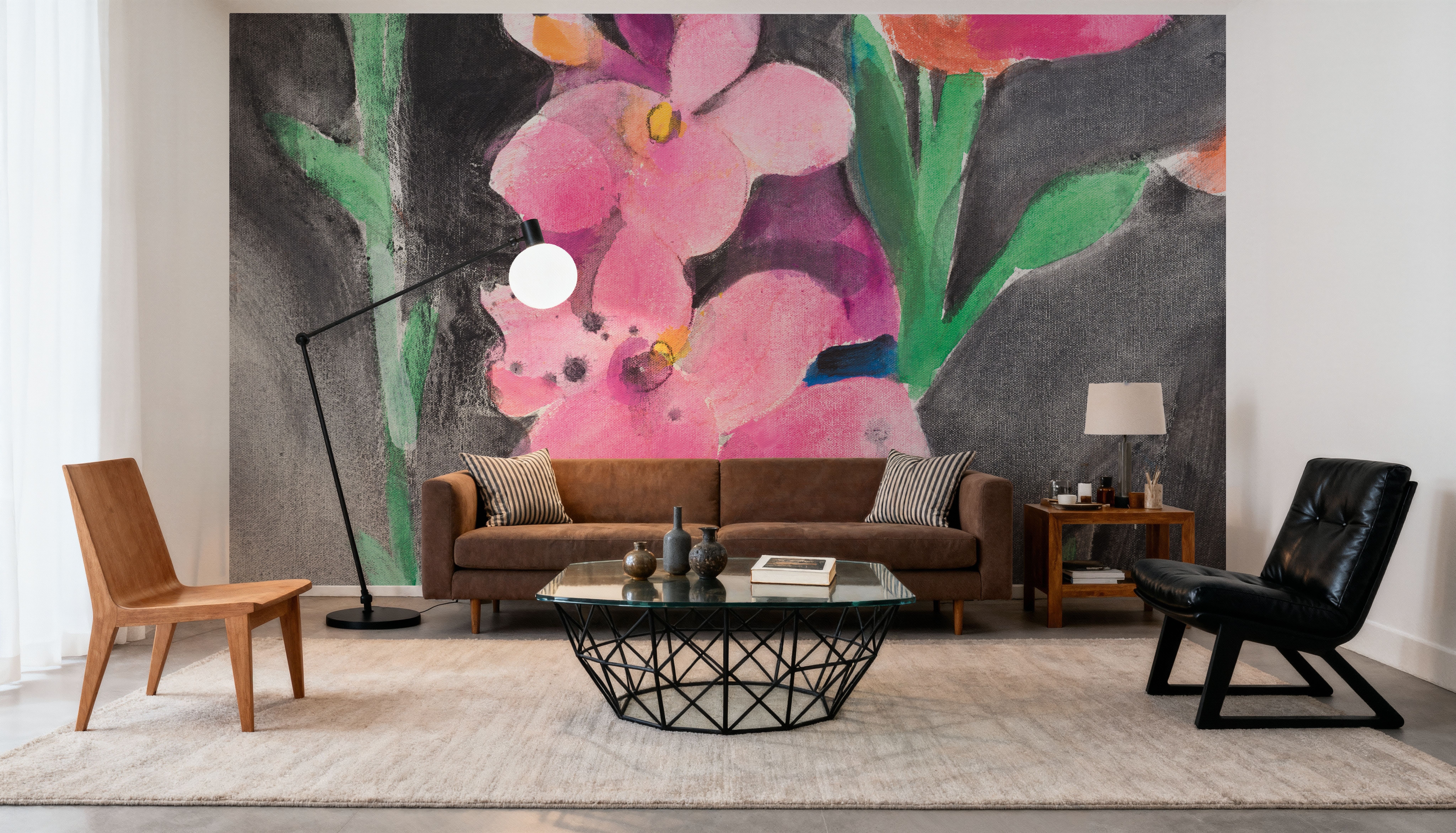 Midnight Blooms II, Behang