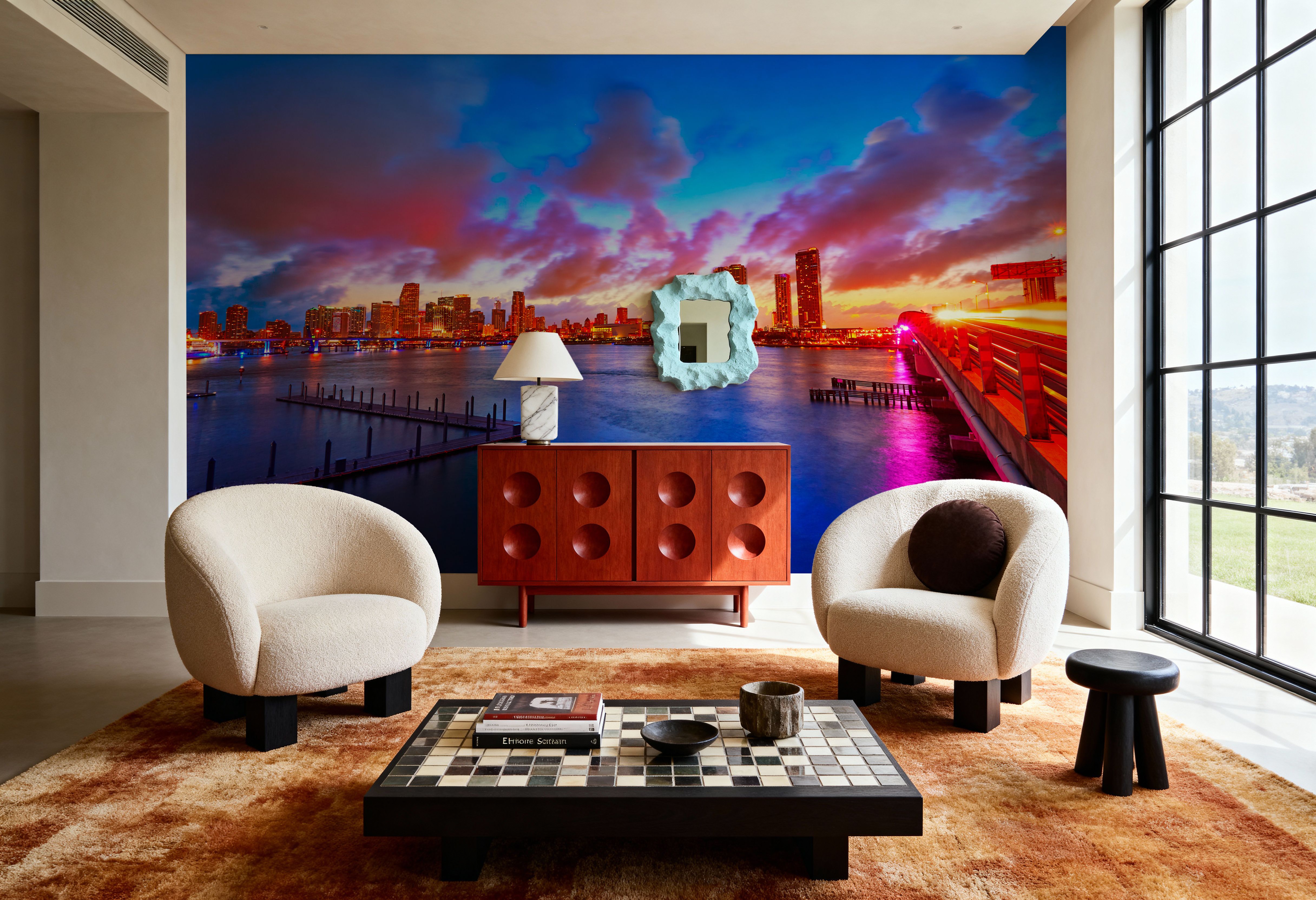 Miami Downtown Sunset