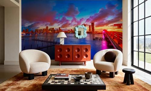 Miami Downtown Sunset