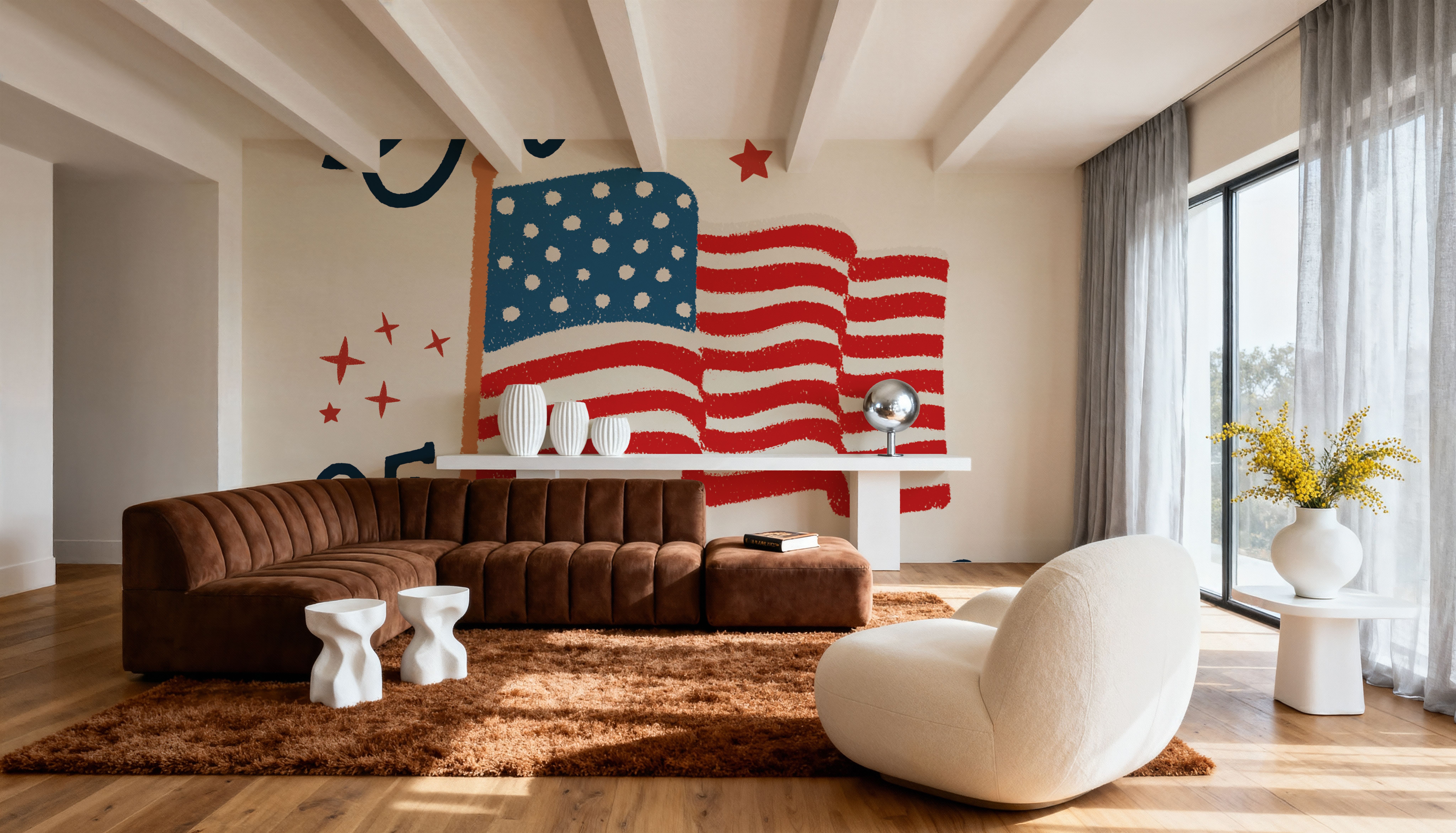 Stars and Stripes IV Brave, Wallpaper