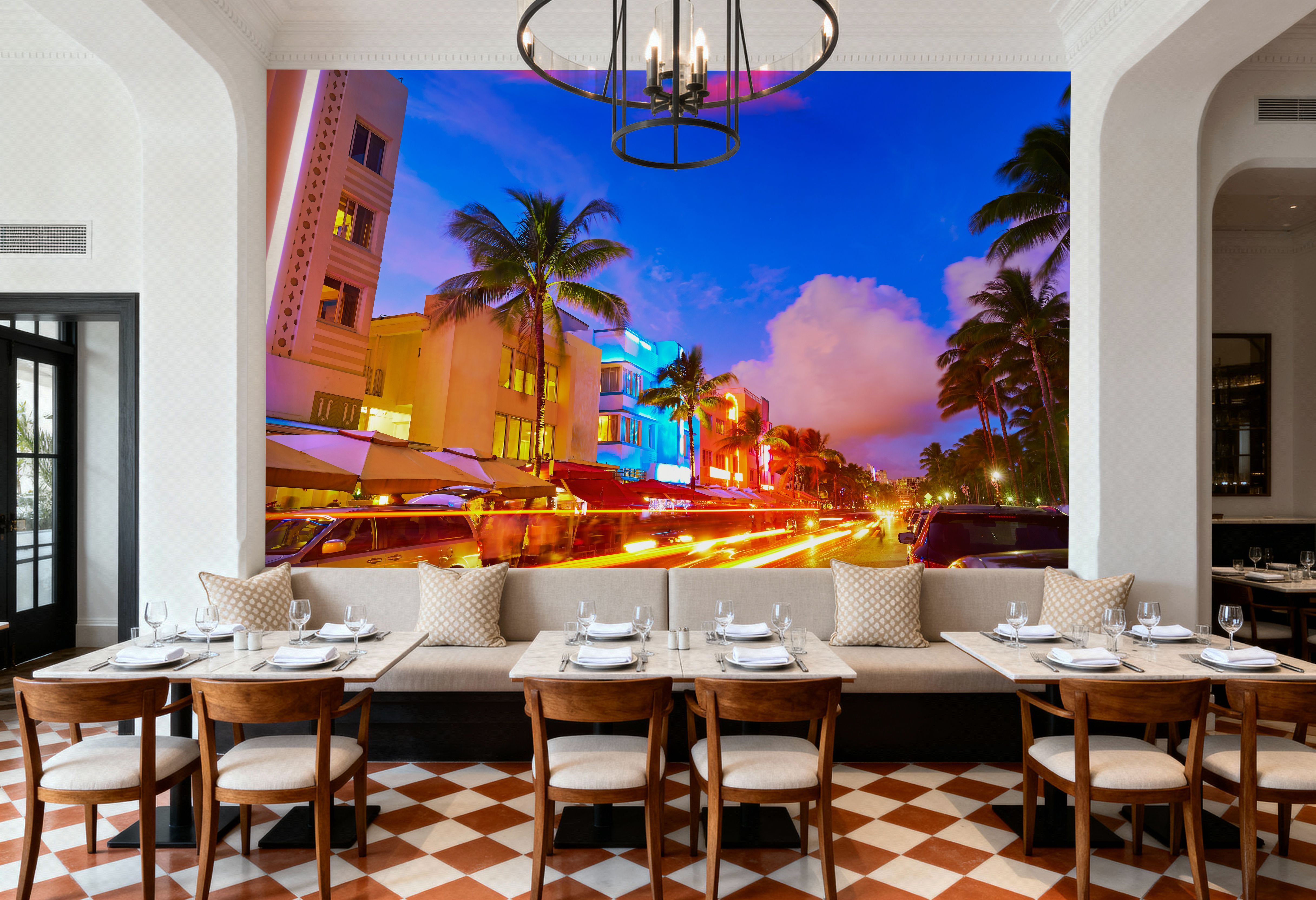 South Beach Buzzing, Wallpaper