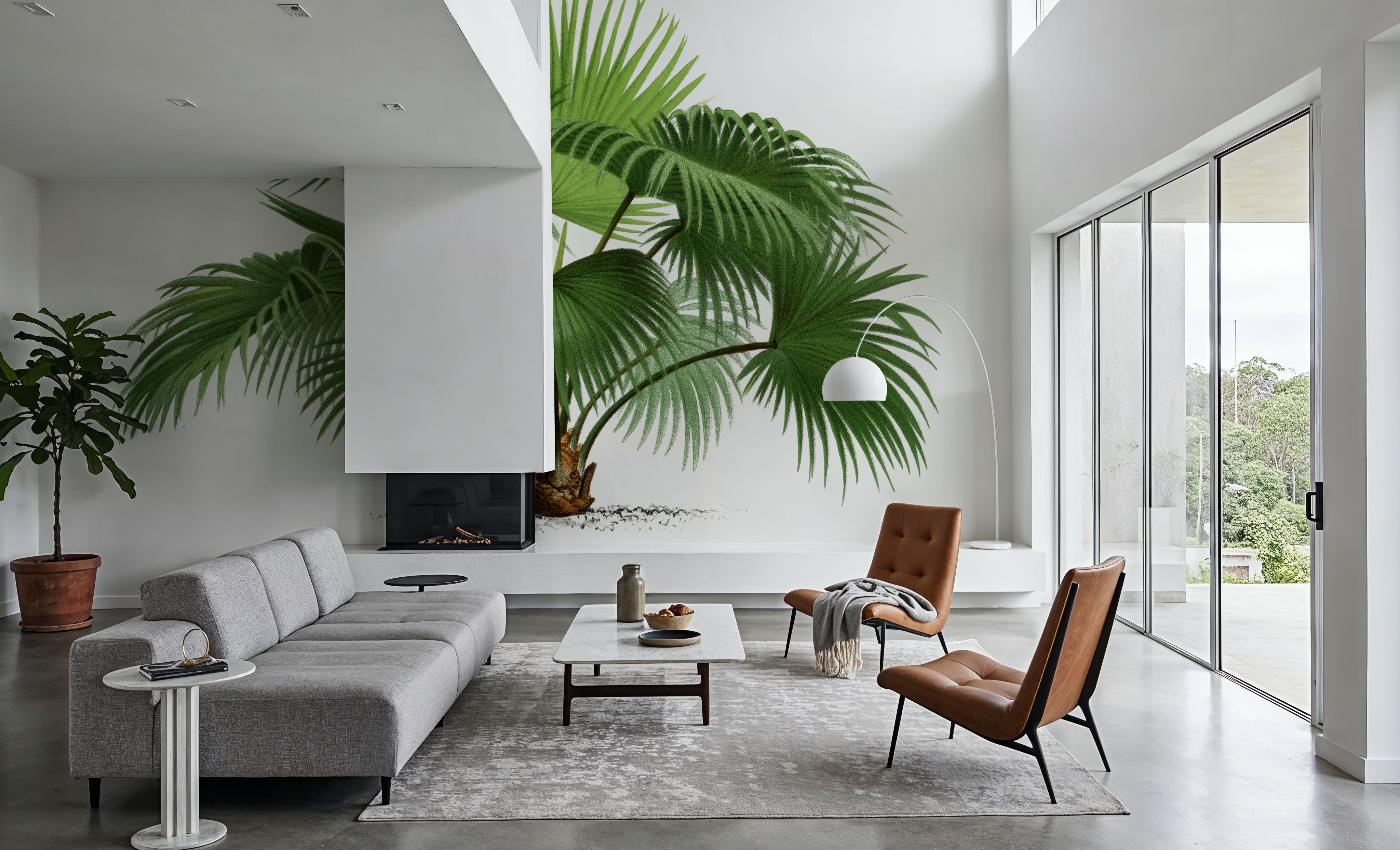 Vintage Palm Tree IV