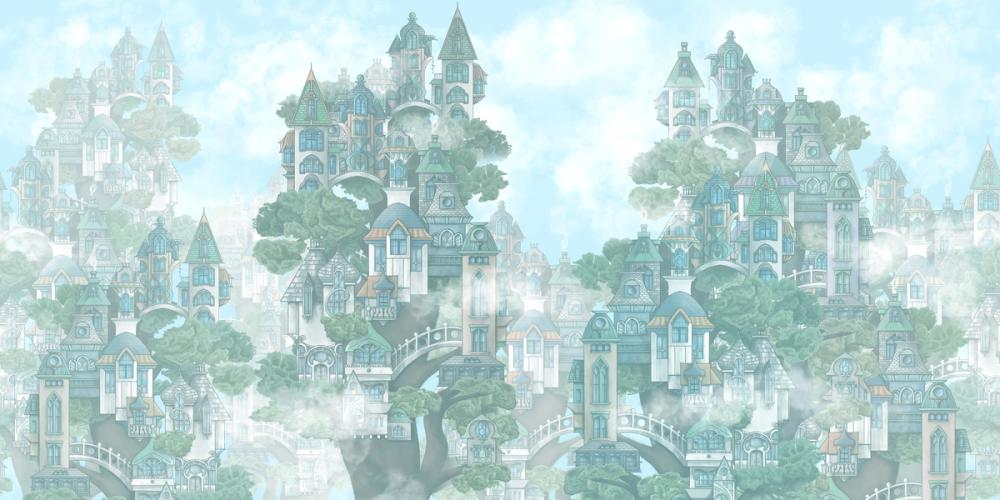 Treehouse Neighborhood Cool Pastel