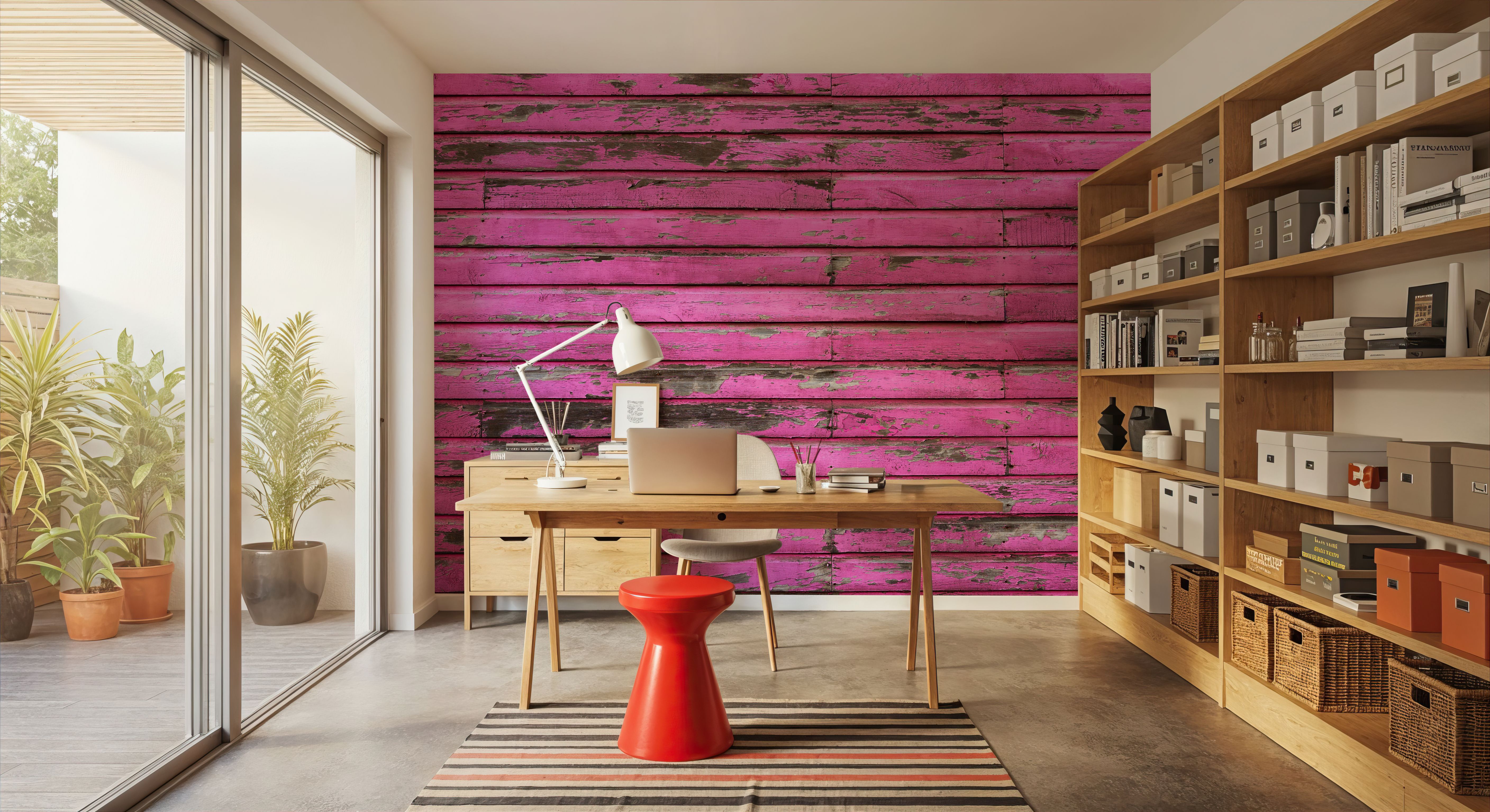 Rustic Pink Panels