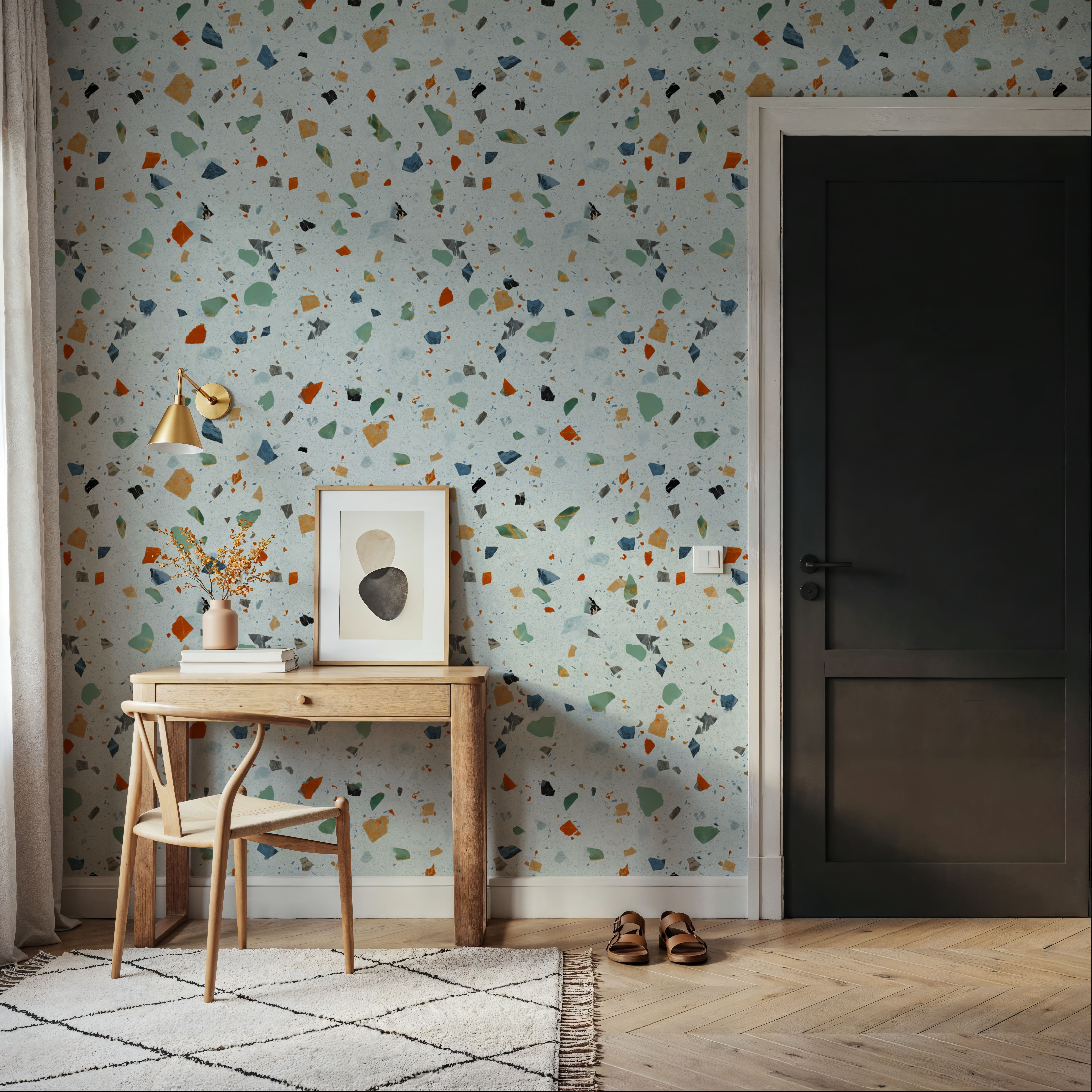 Terrazzo Multi Small, Ice Blue