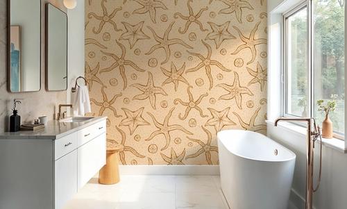 Echinoderms, Warm Beige