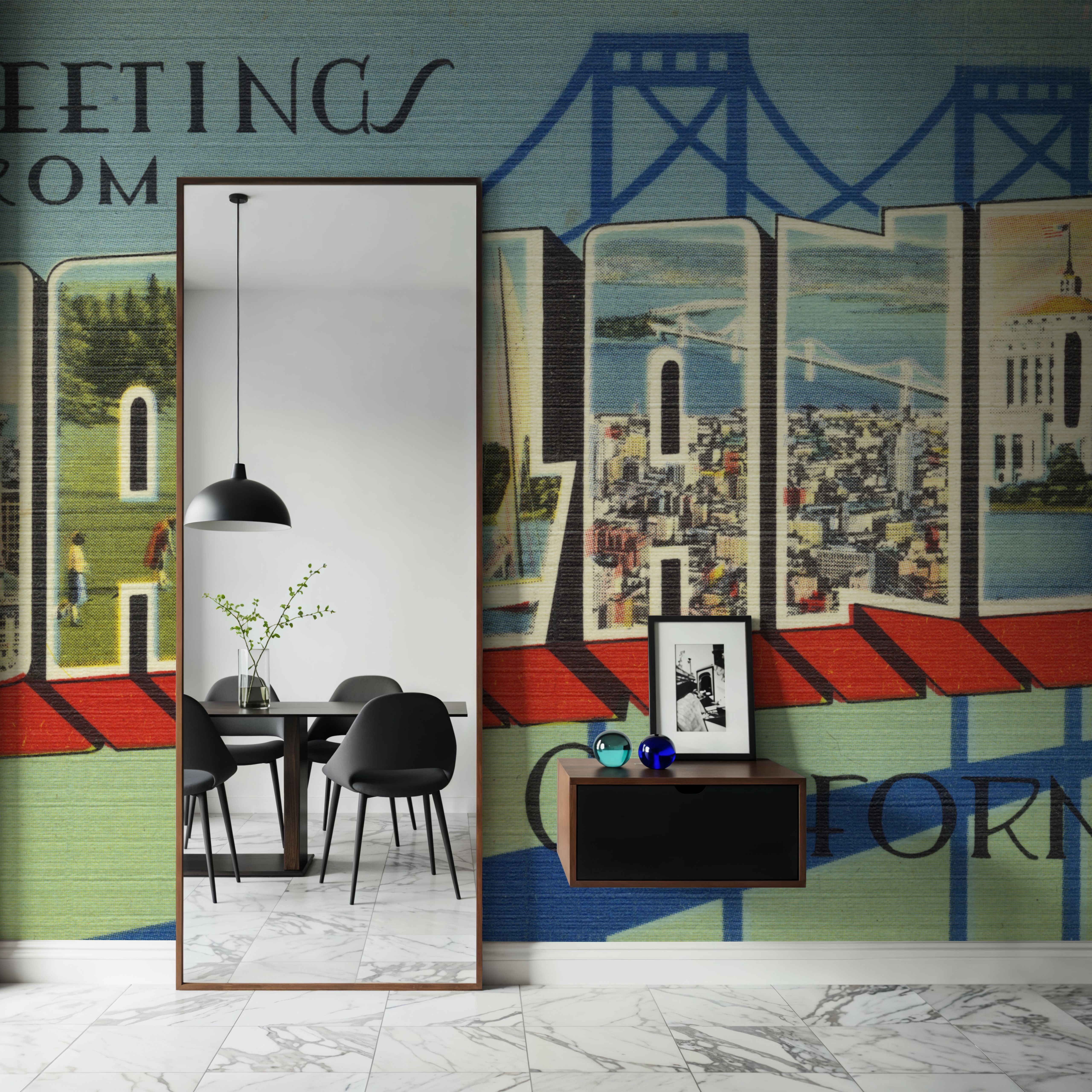 Greetings from Oakland - Screenprint Postcard