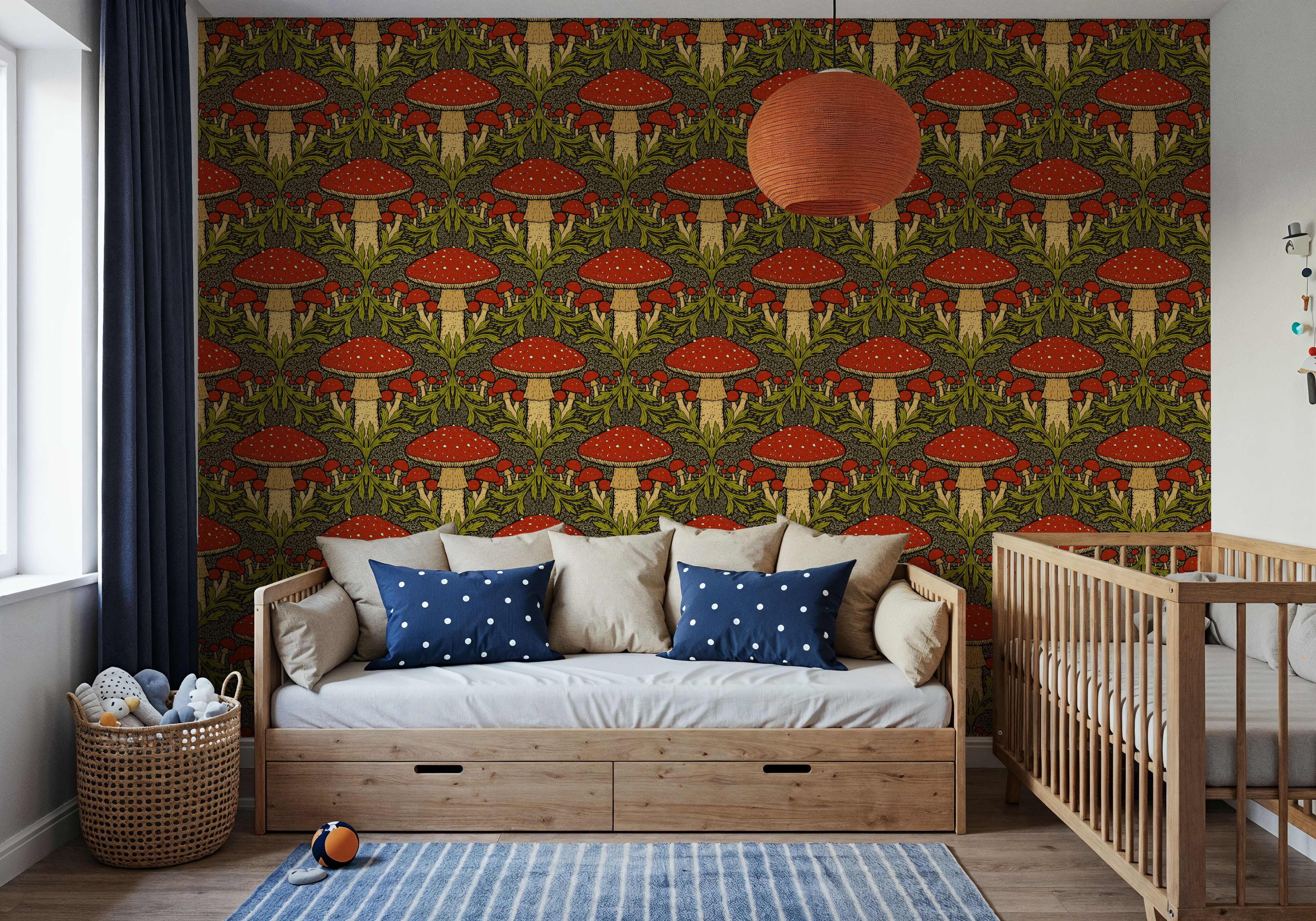 Heritage Toadstool, Deep Red