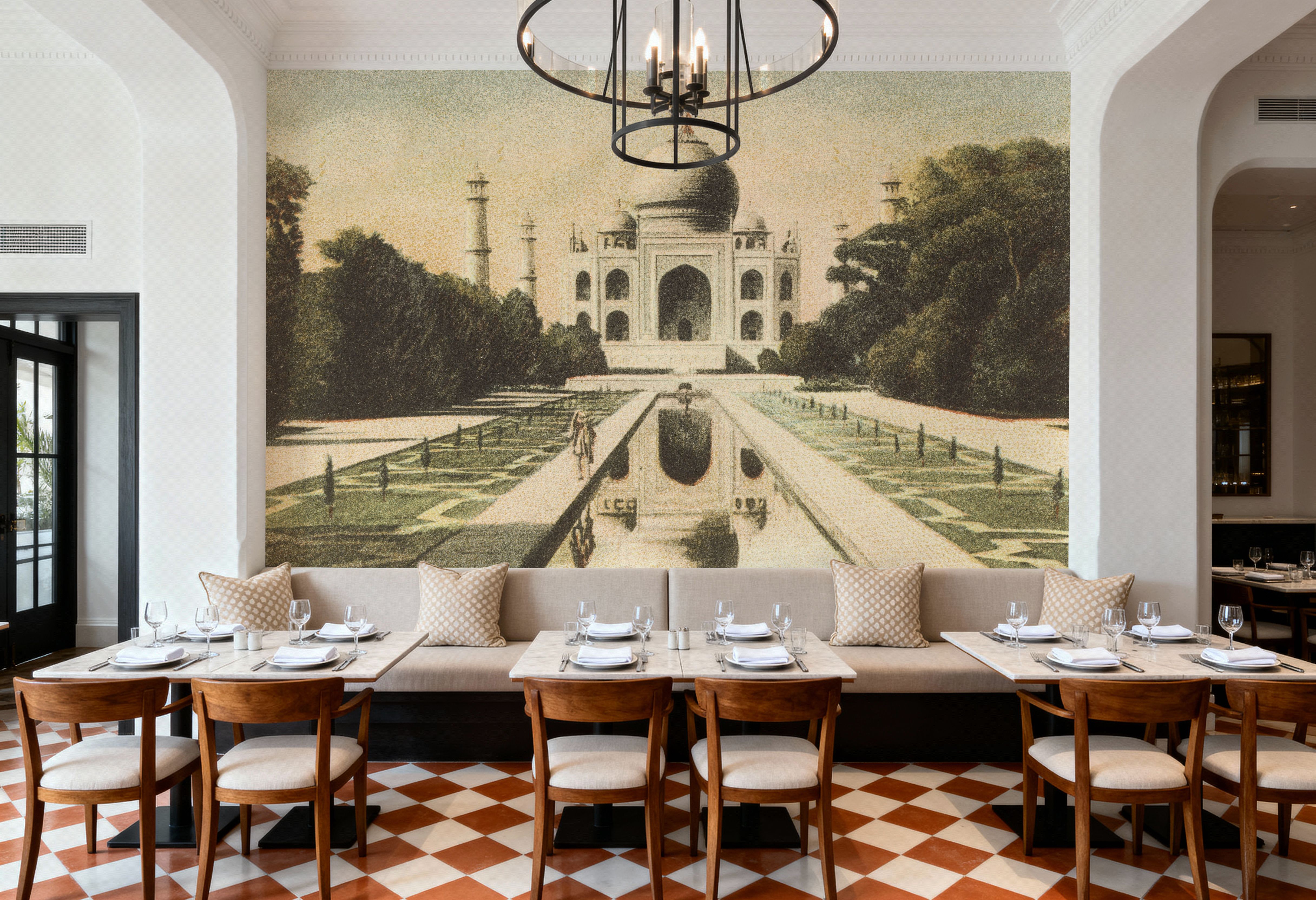 Taj Mahal Postcard - Screenprint