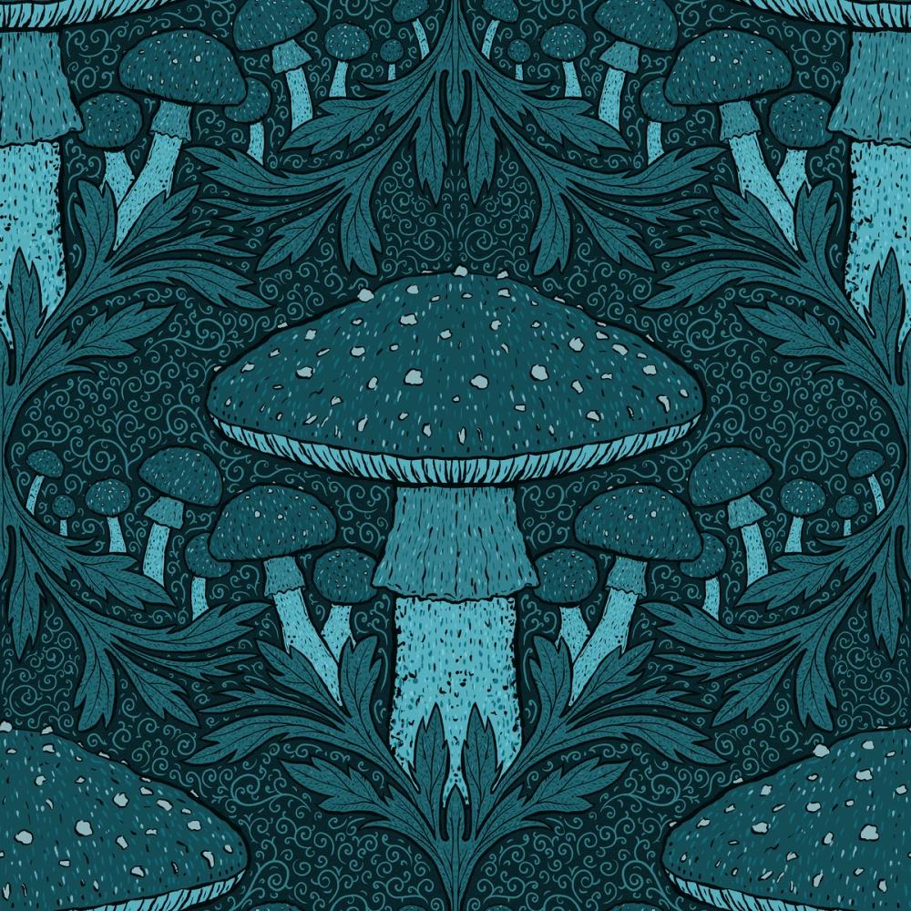 Heritage Toadstool, Blue