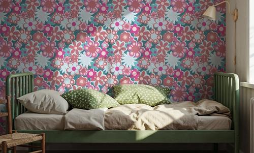 Flower Power, Turqoise