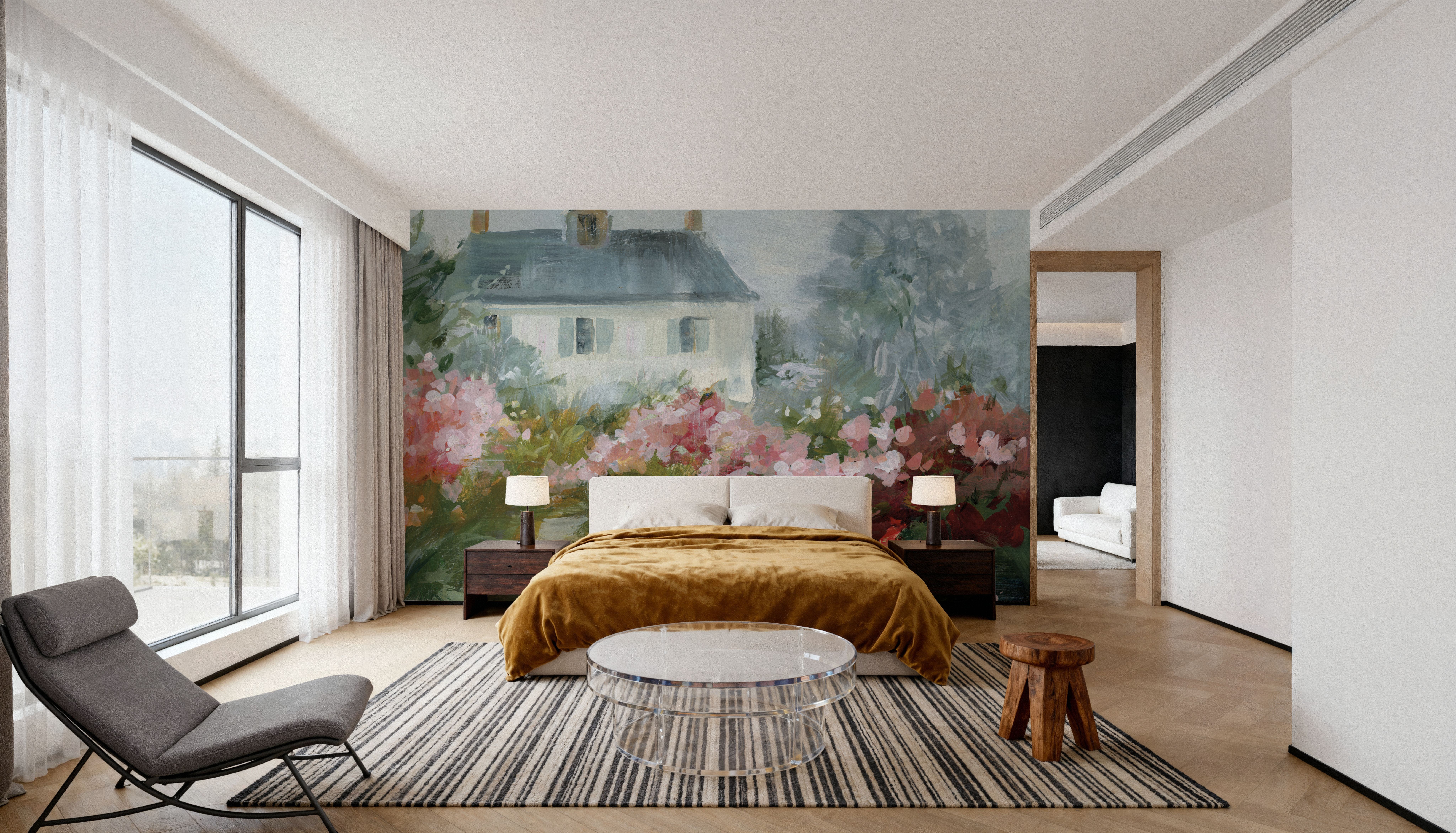 Garden View II, Papel pintado