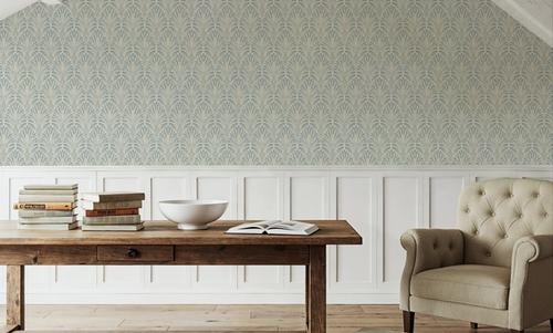 Brushstroke Fan Scallop, Sky