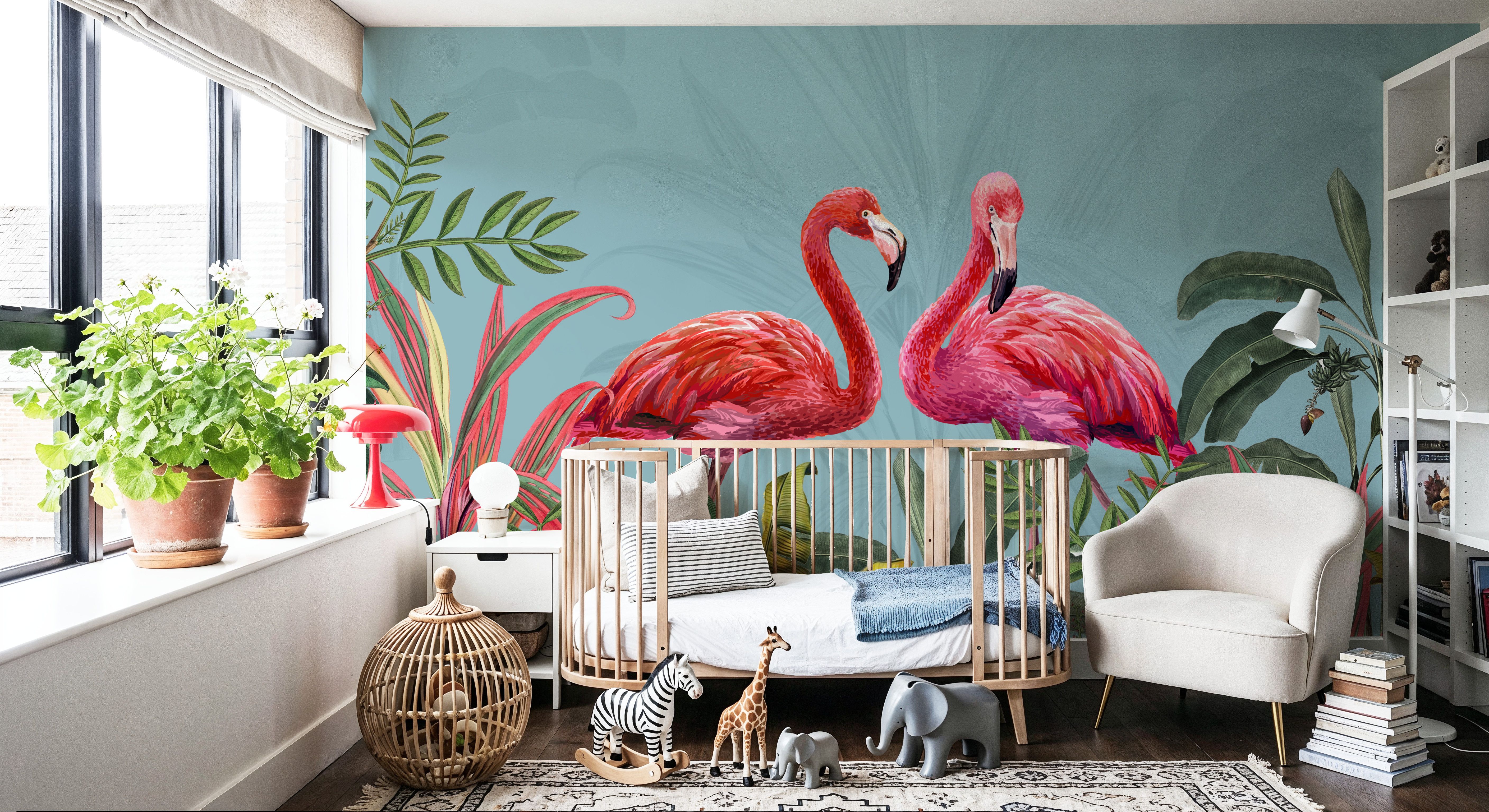 Shy Flamingos