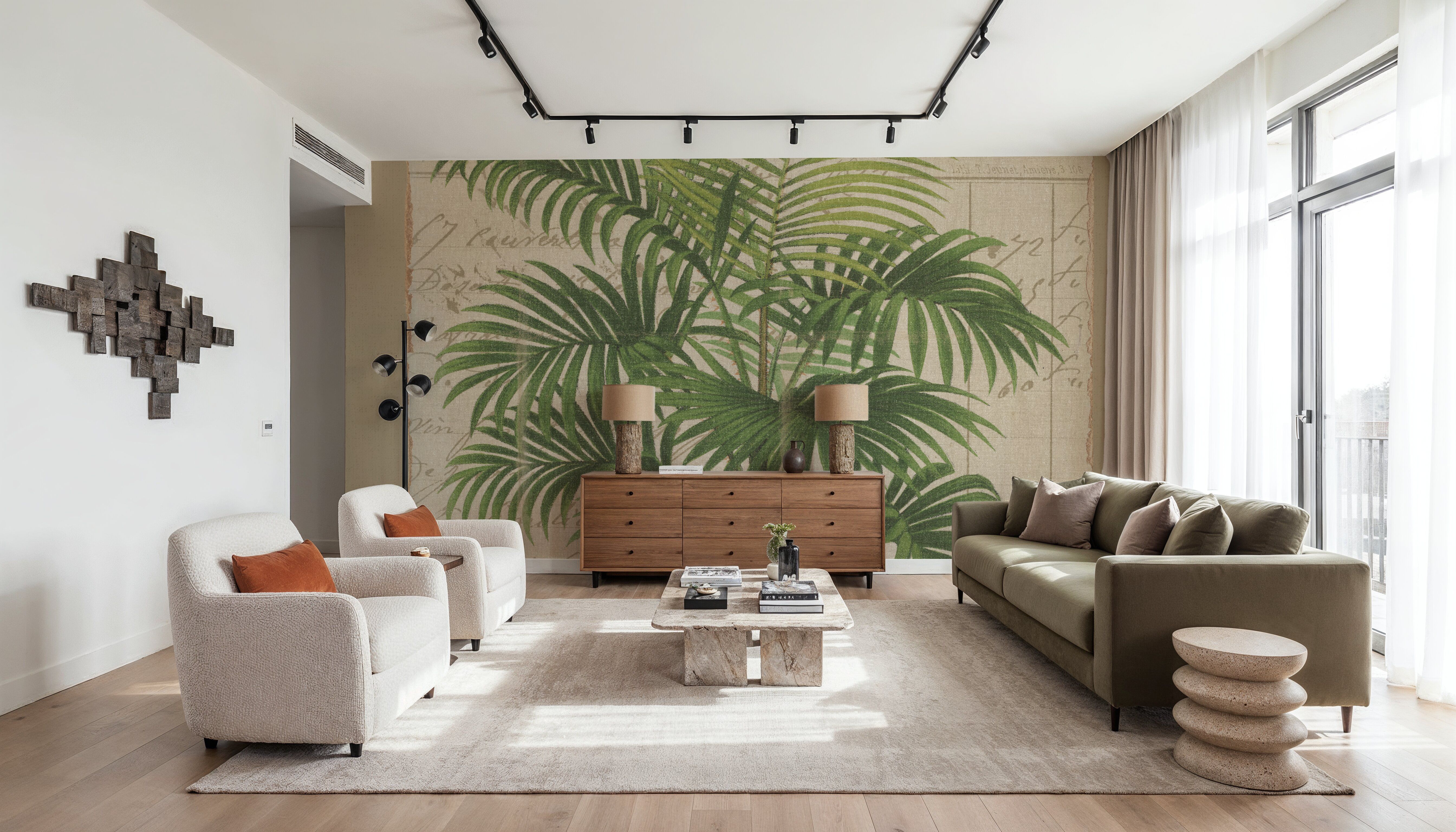 Le Jardin de Monte Carlo, Wallpaper